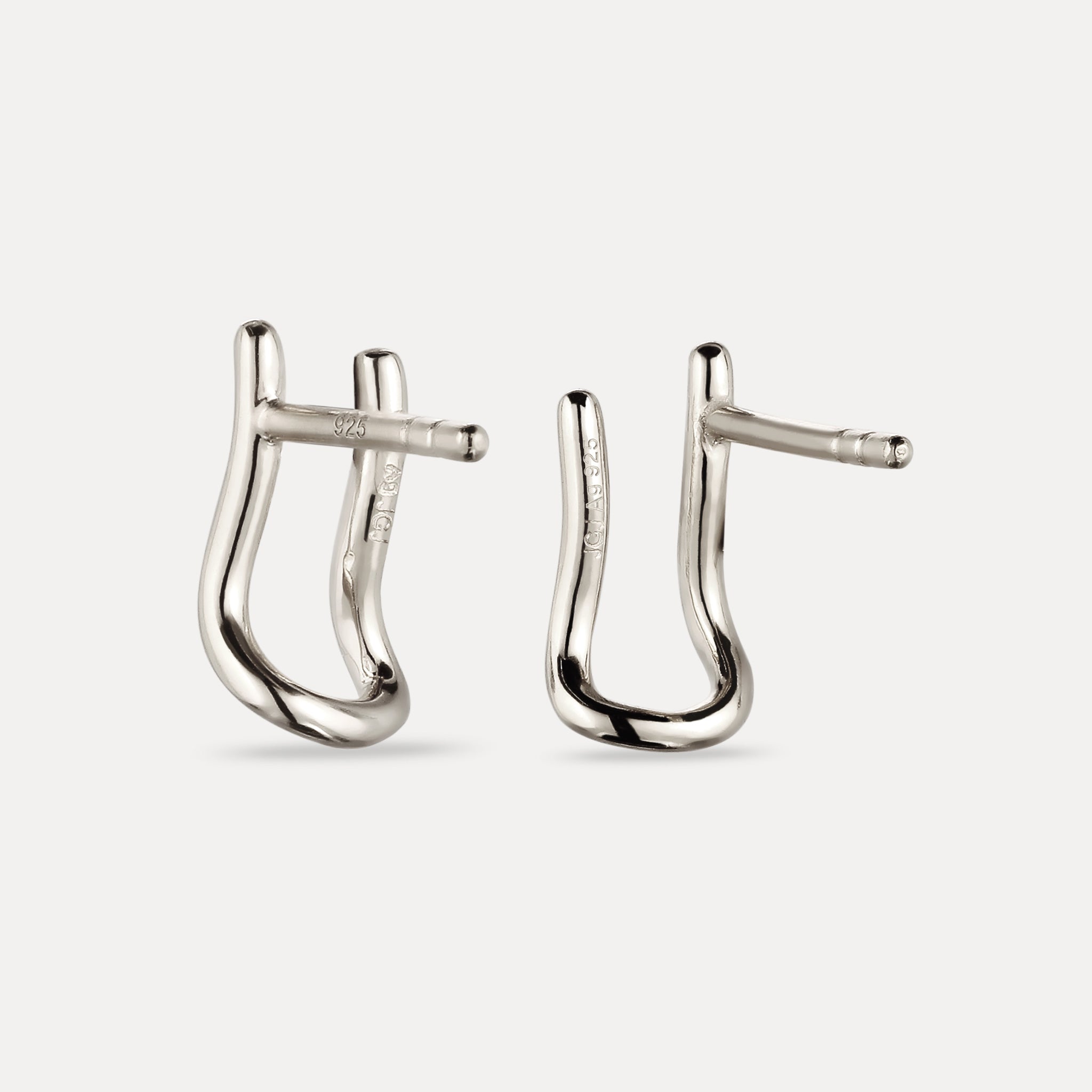 Charm Hanger Hoops Earrings