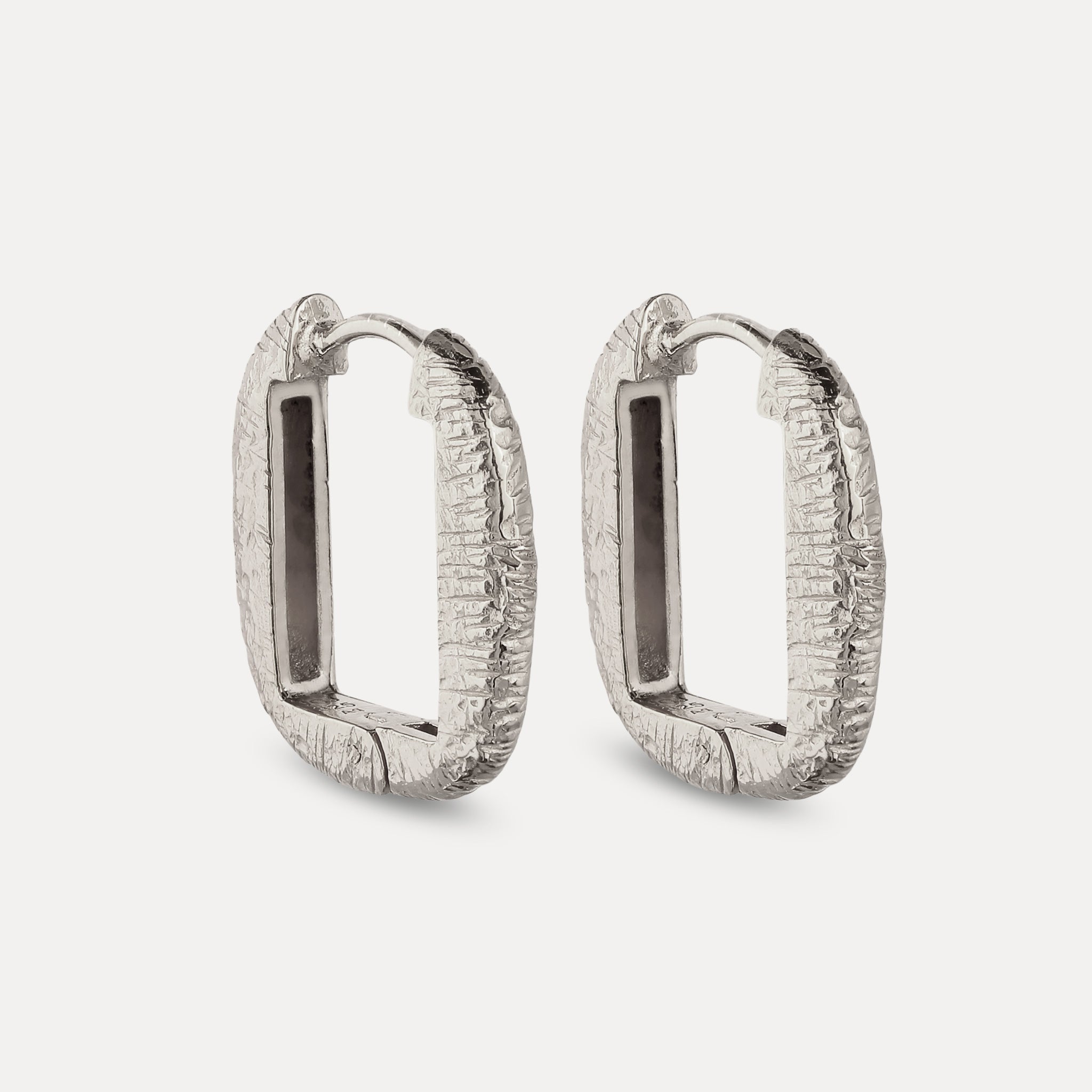 Contour Hoops Earrrings - Antique
