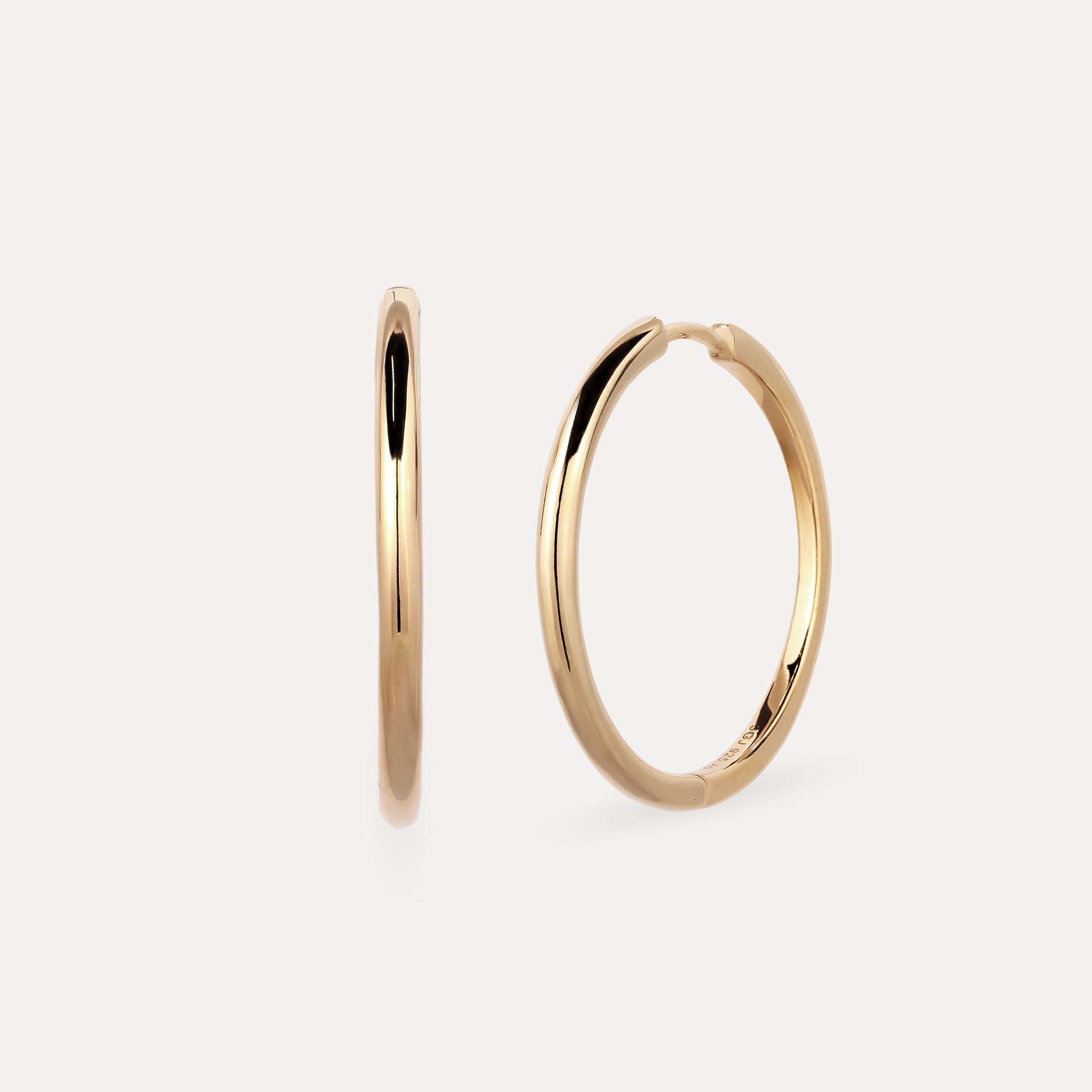 Double-Sided Hoops Earrings