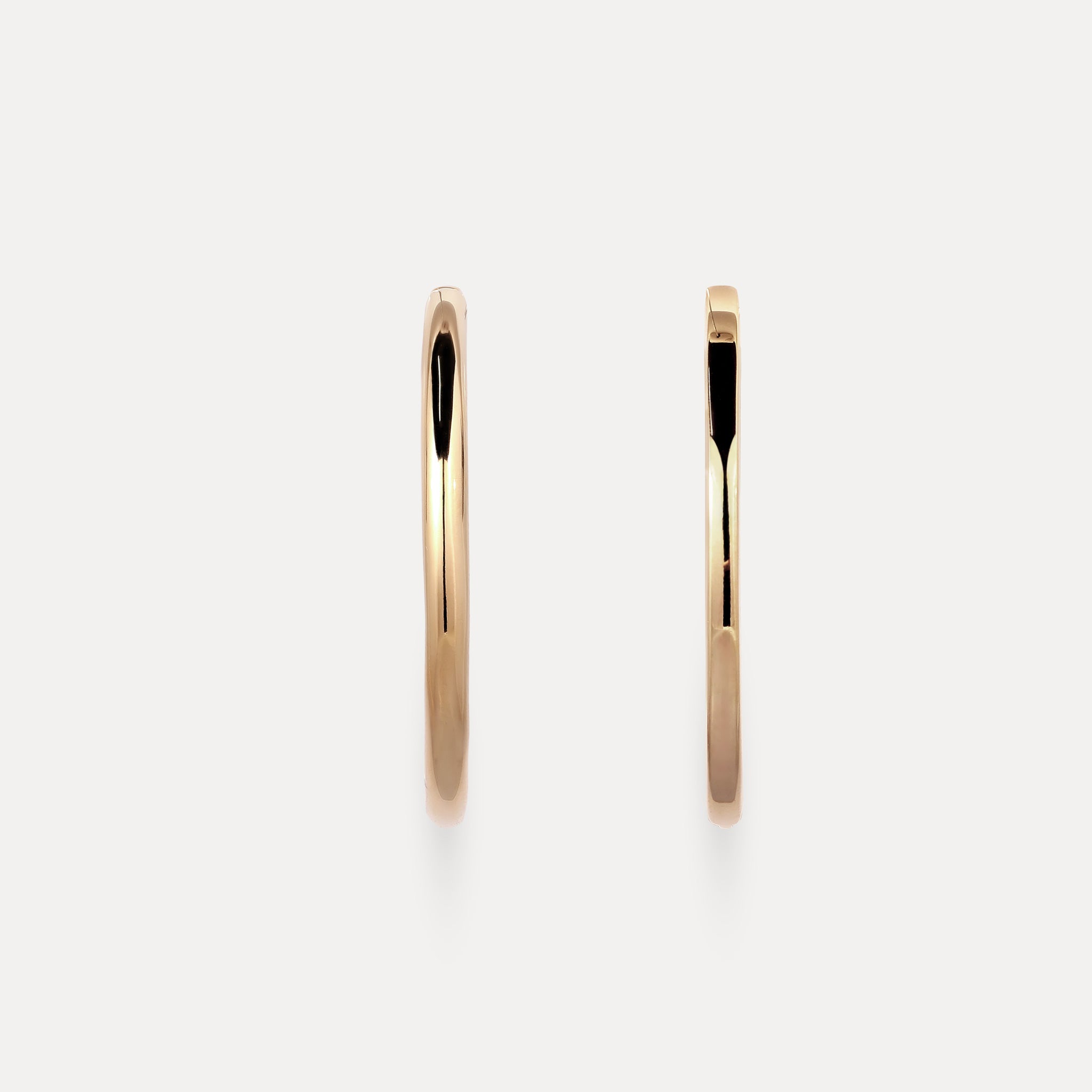 Double-Sided Hoops Earrings