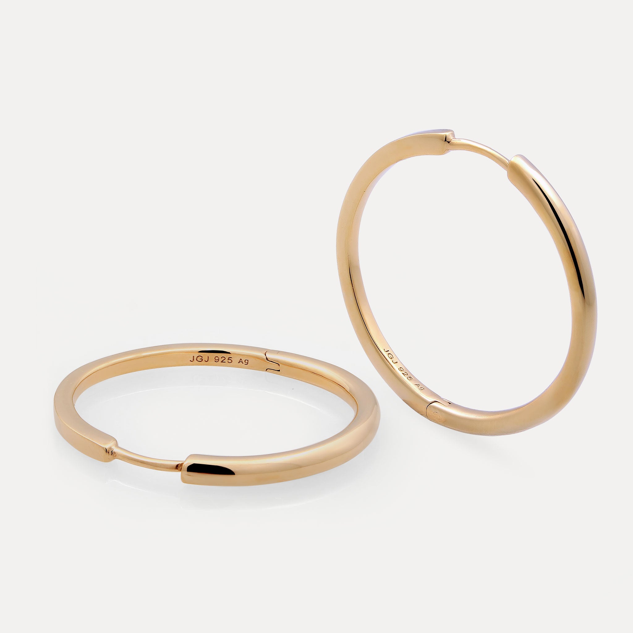 Double-Sided Hoops Earrings