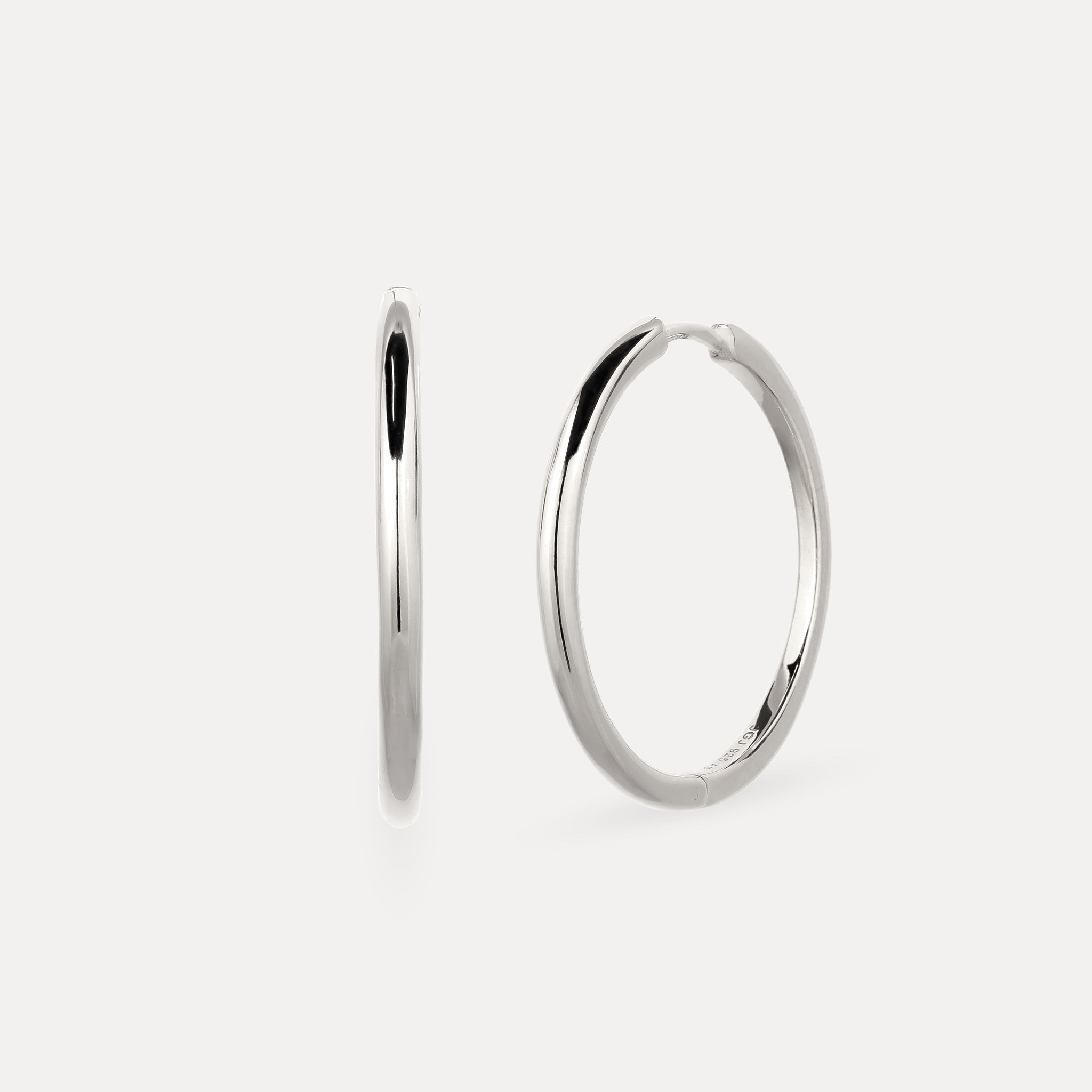 Double-Sided Hoops Earrings