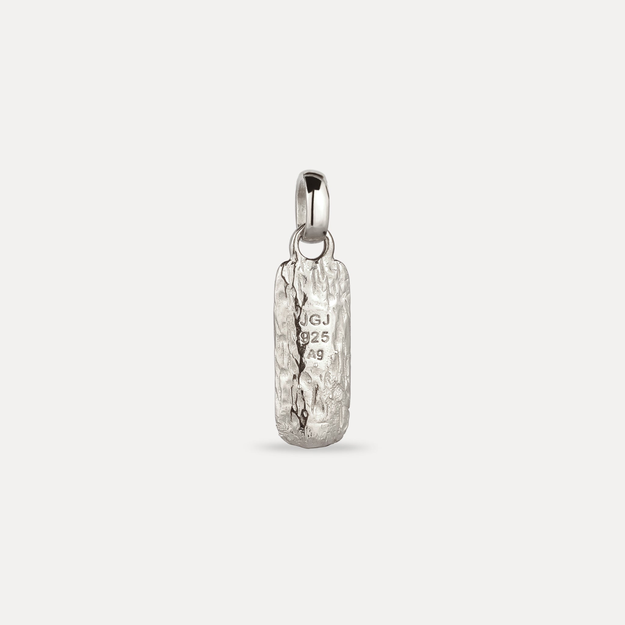 Engravable Contour Bar Pendant - Antique