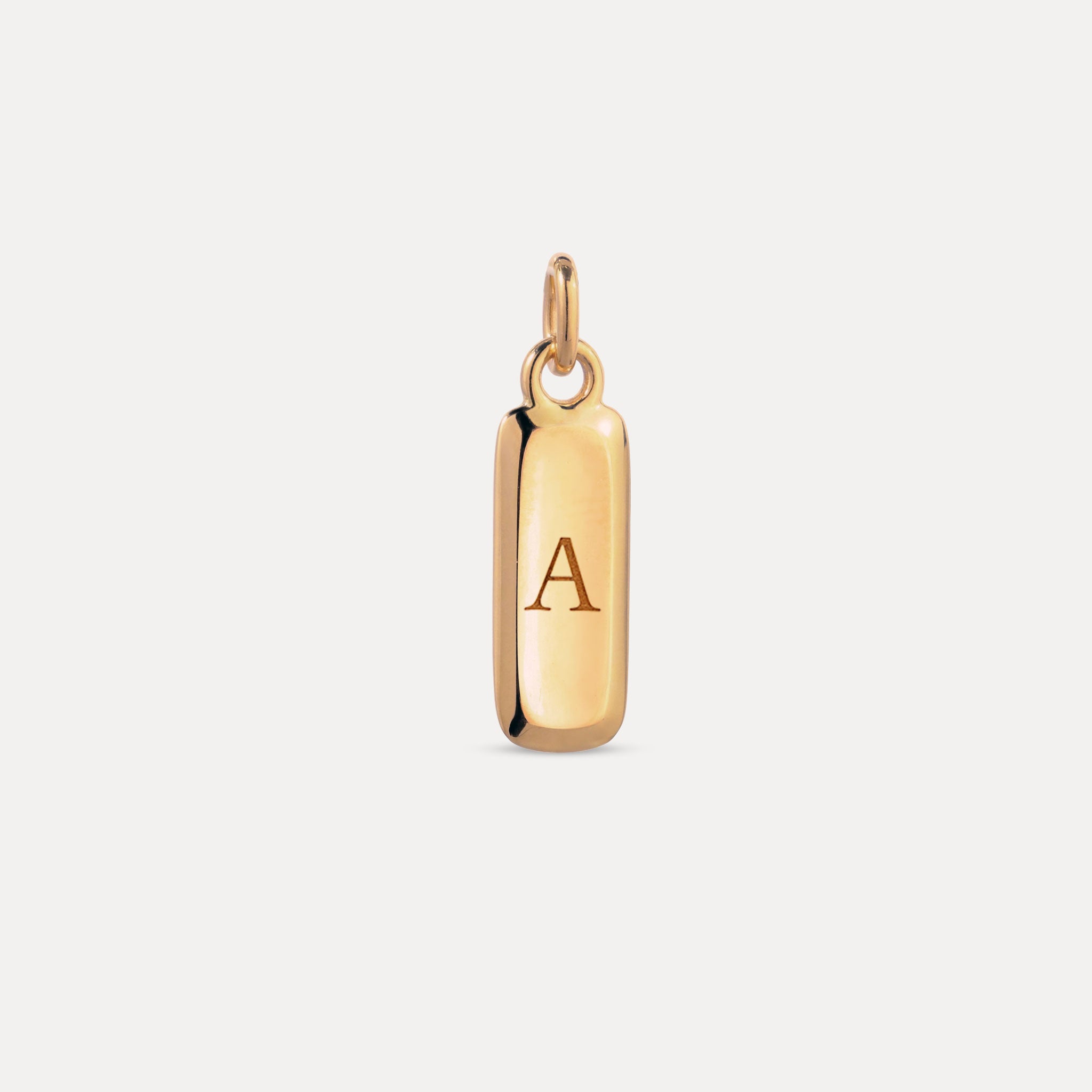 Engravable Contour Bar Pendant