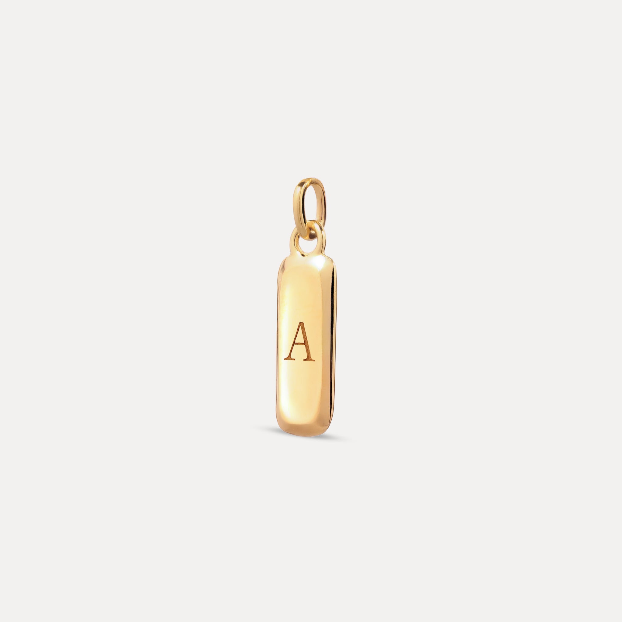 Engravable Contour Bar Pendant