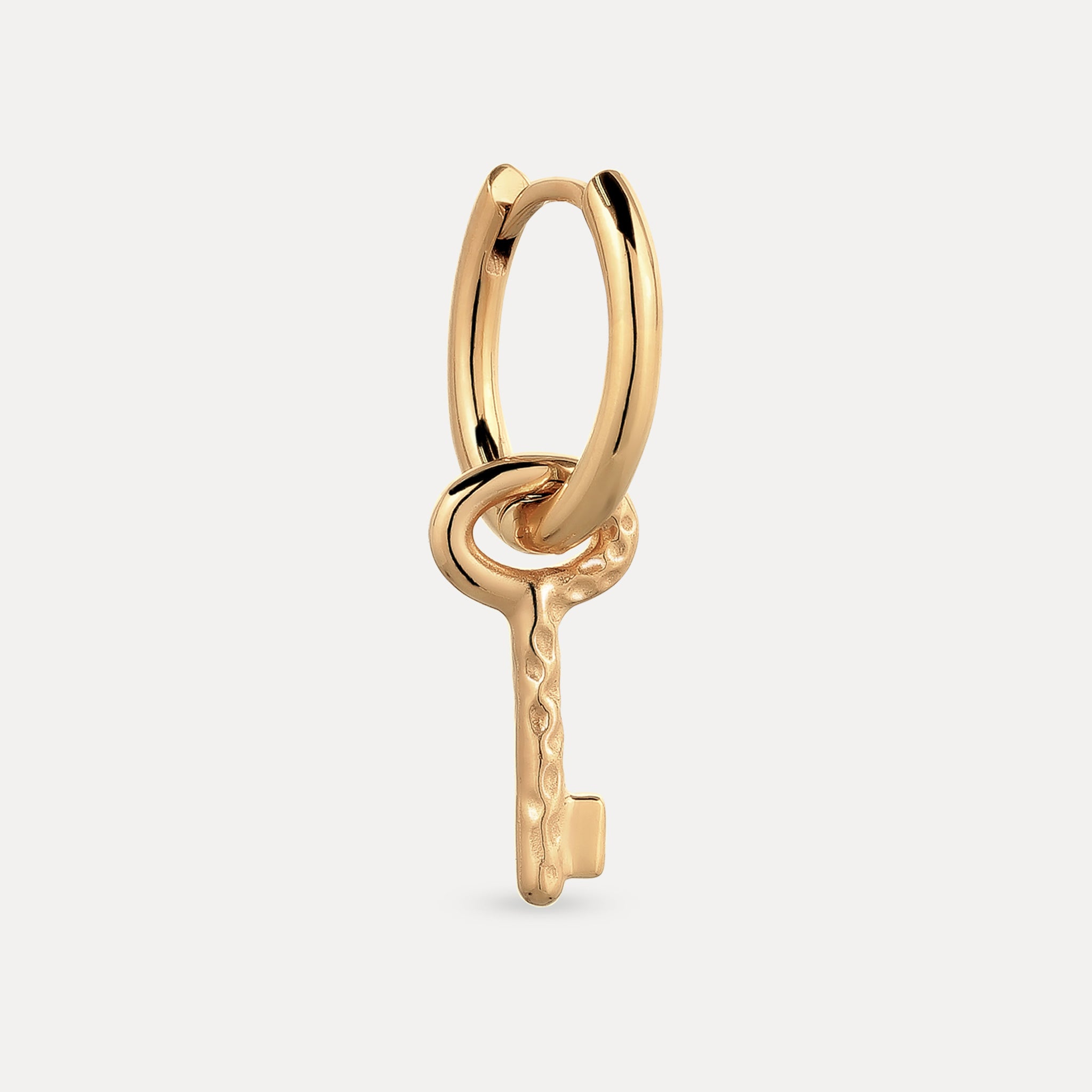 Key Hoop Earring