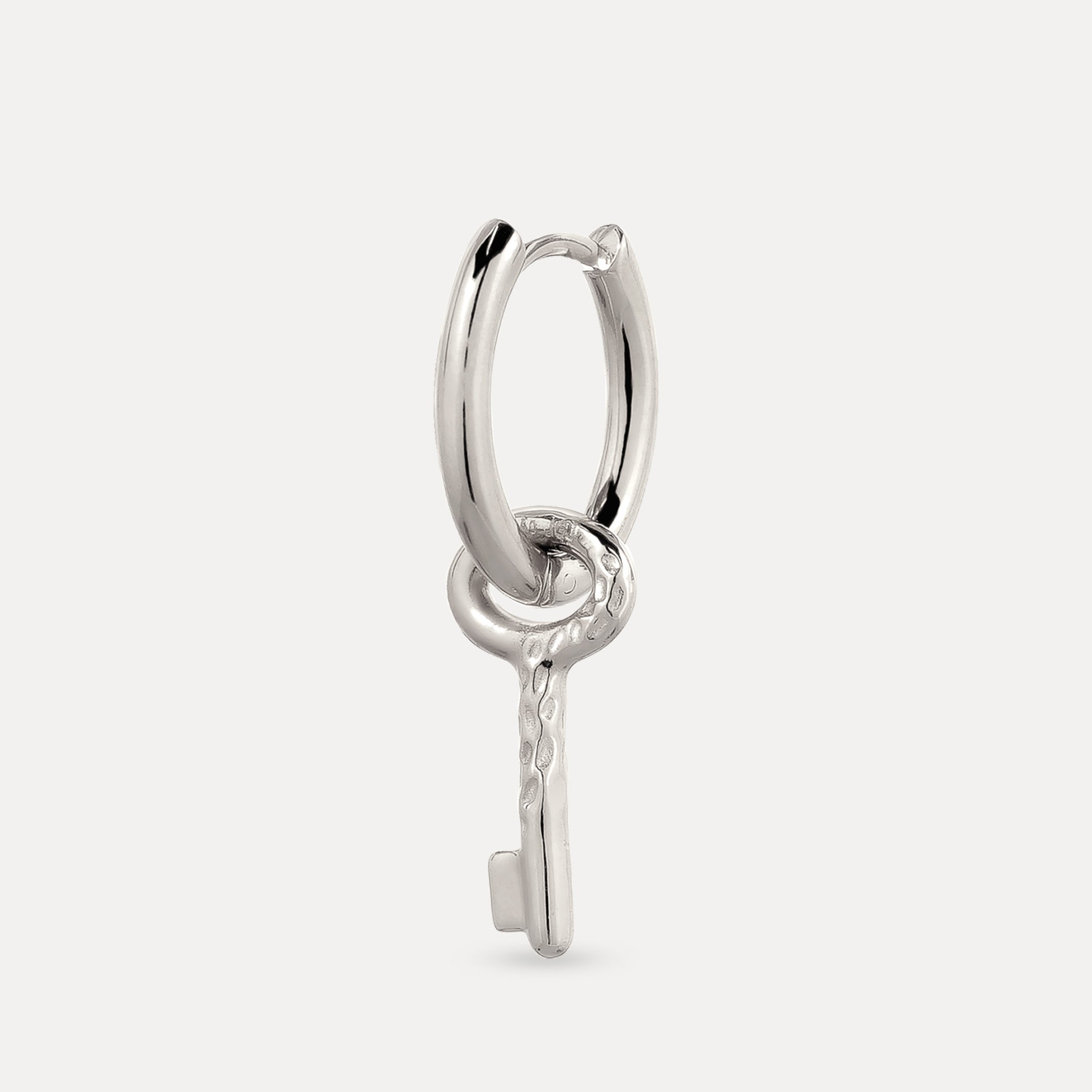 Key Hoop Earring