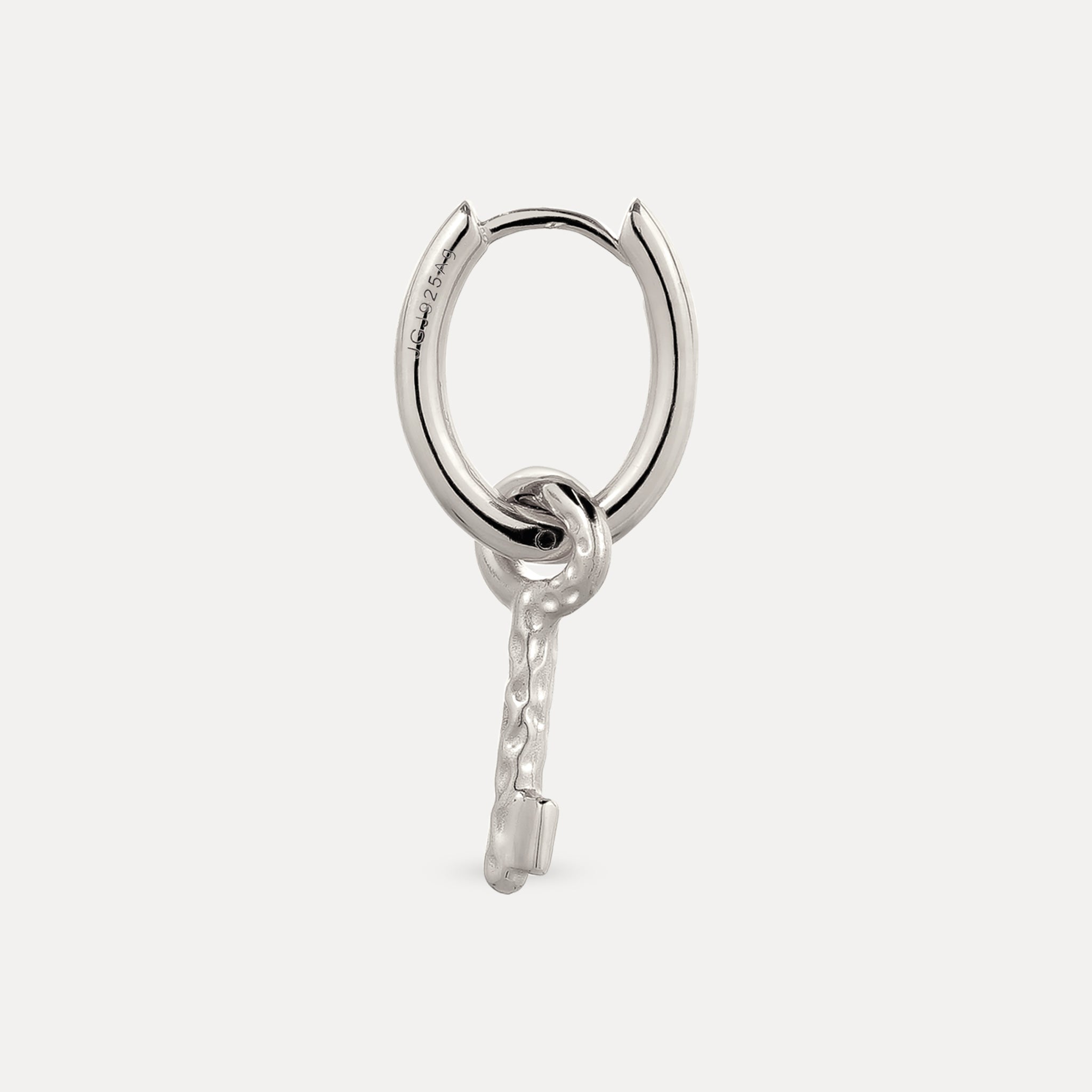 Key Hoop Earring