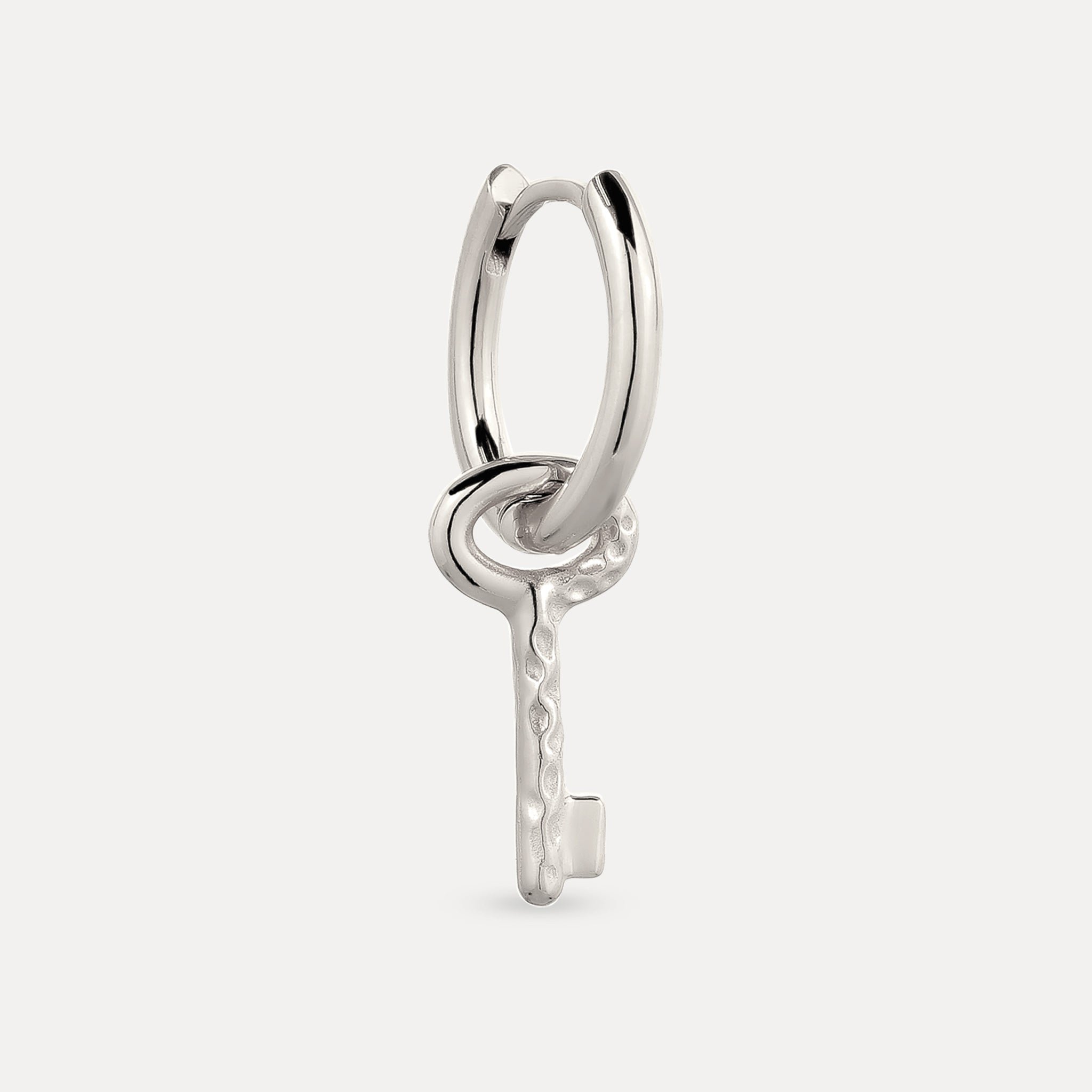 Key Hoop Earring
