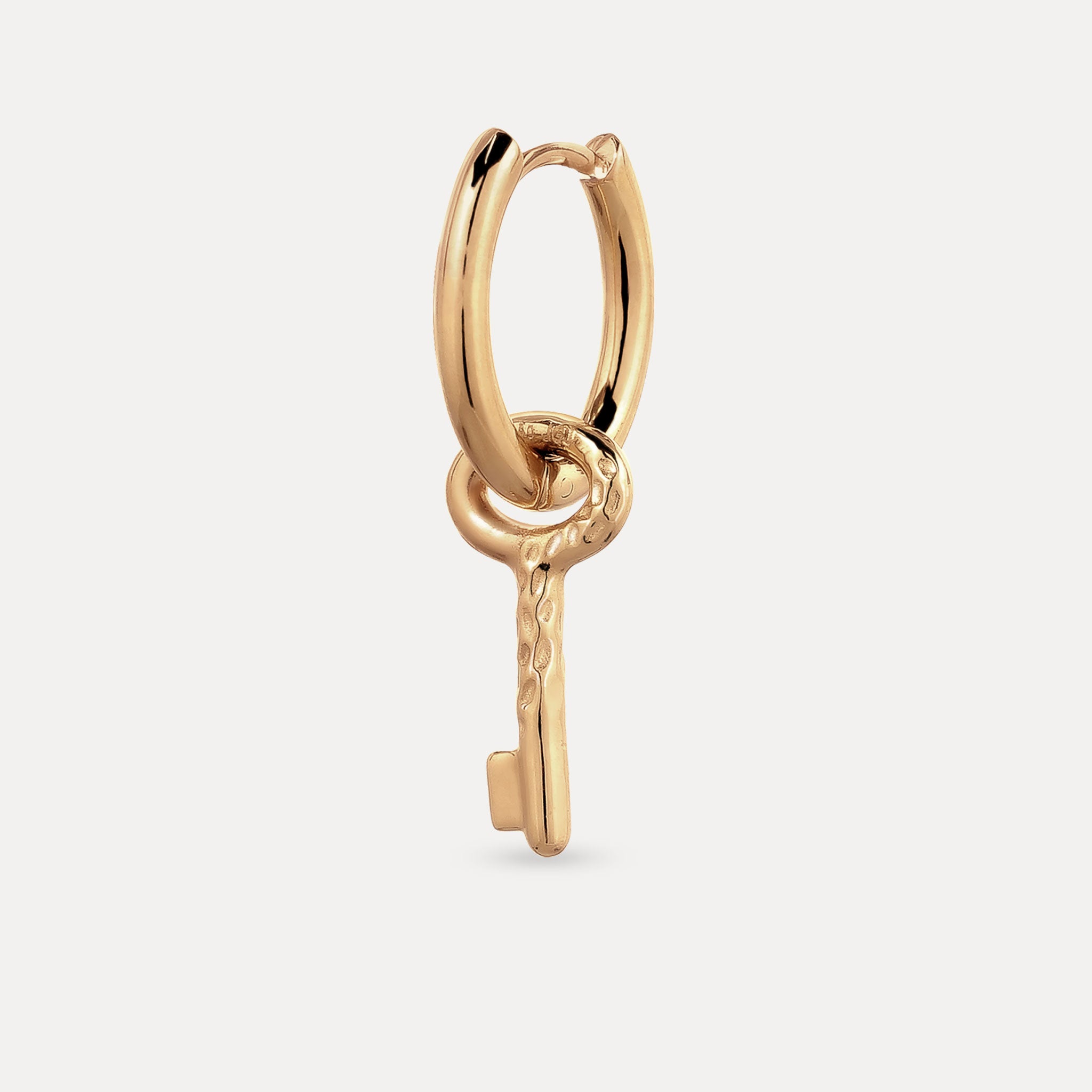 Key Hoop Earring