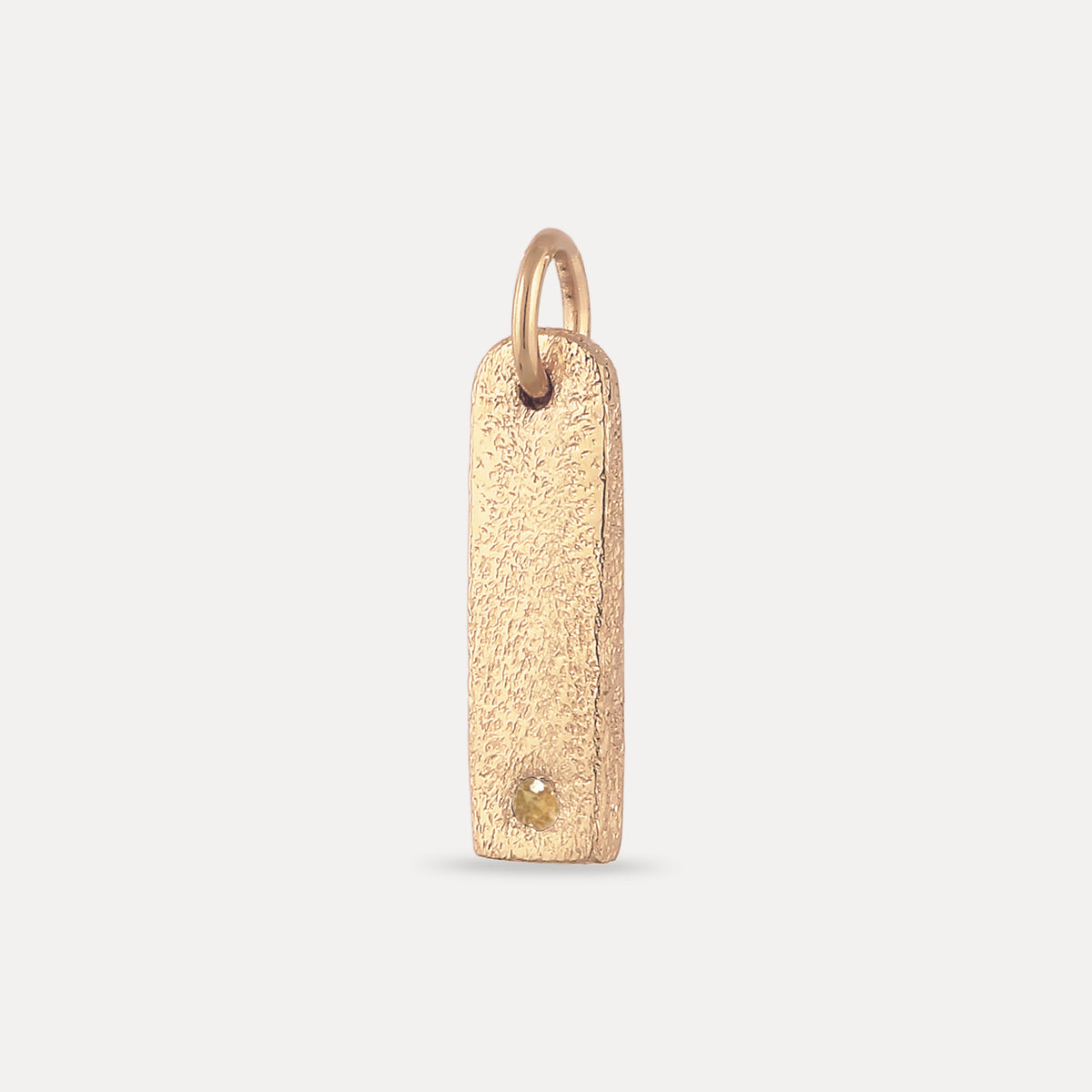 Mandarin Granat Bar Anhänger - Antique | 585 Gold