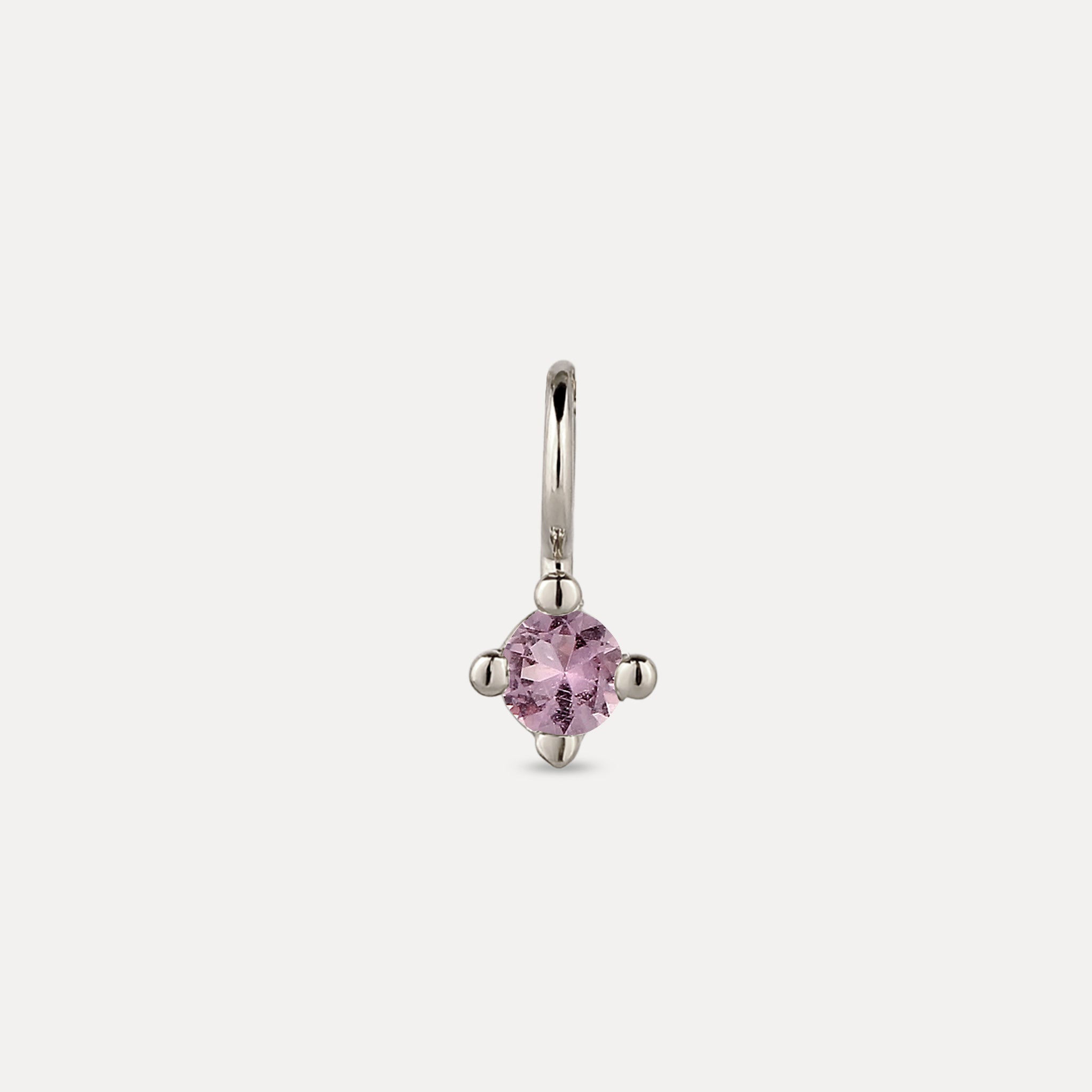 The Minimalist Birthstone Charm Pendant