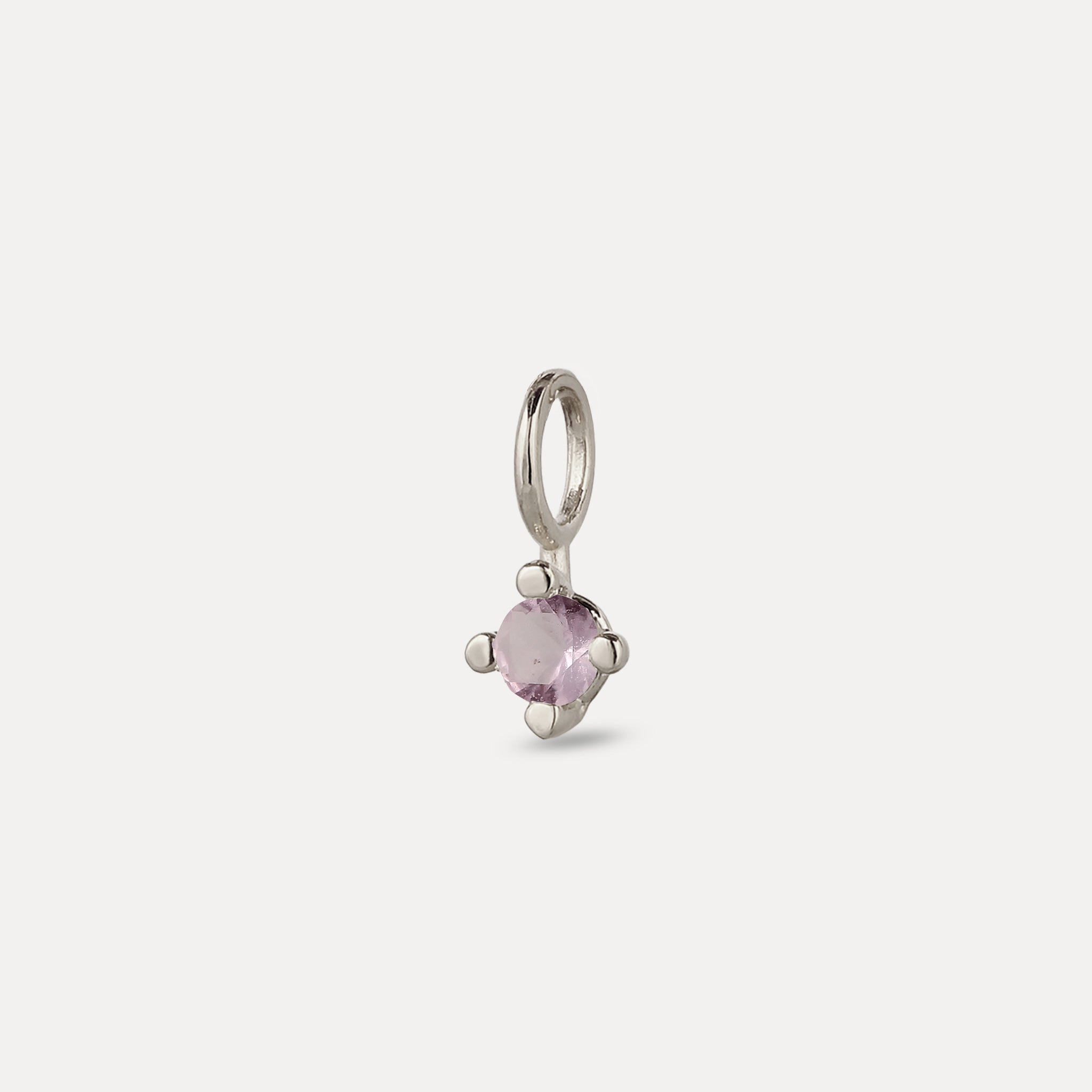 The Minimalist Birthstone Charm Pendant