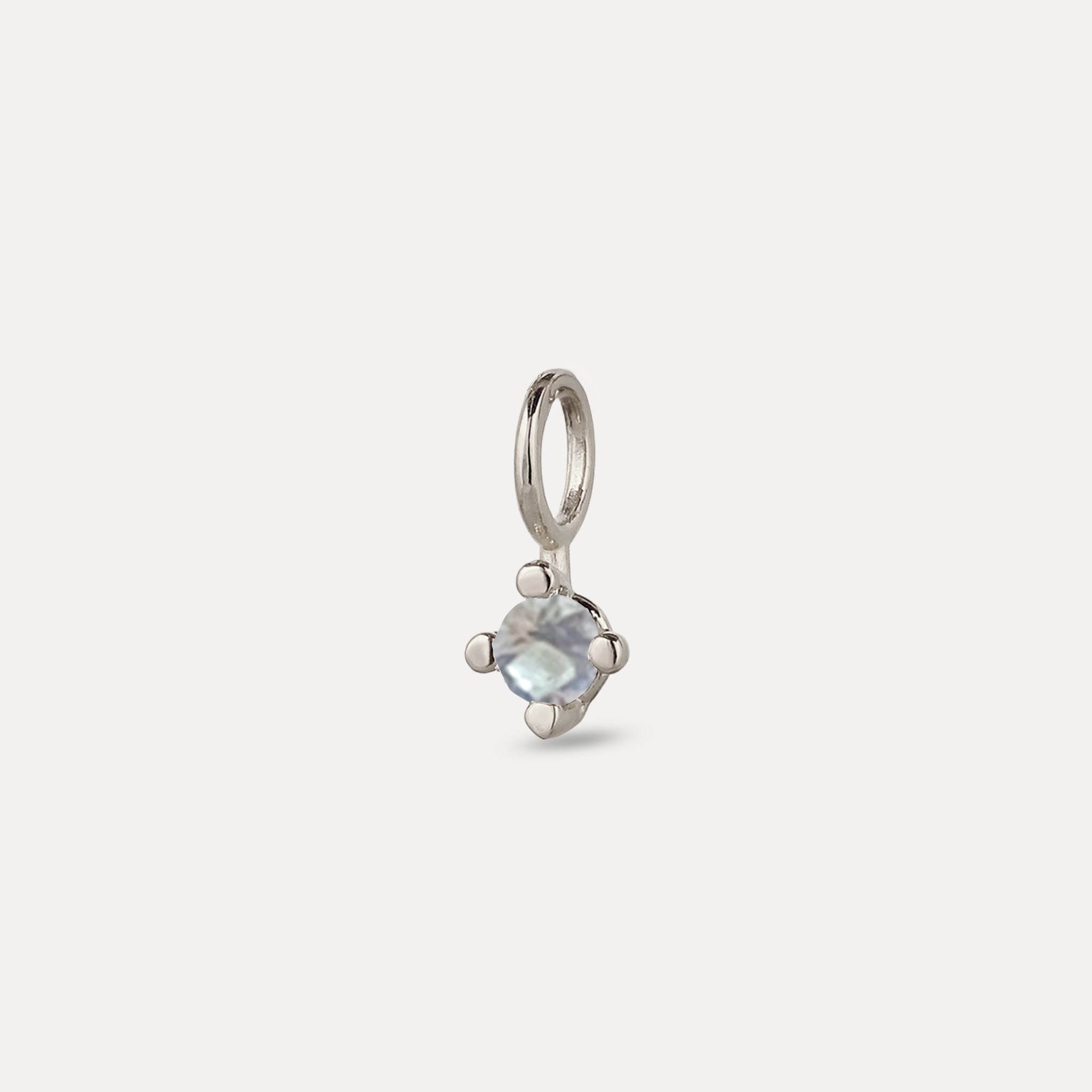 The Minimalist Birthstone Charm Pendant