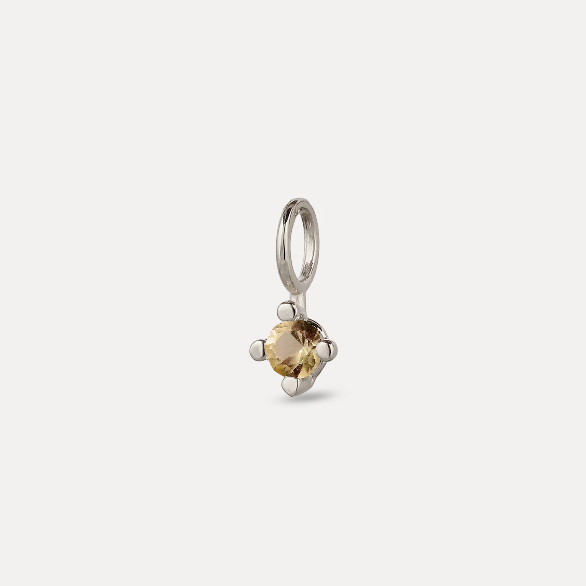 The Minimalist Birthstone Charm Pendant