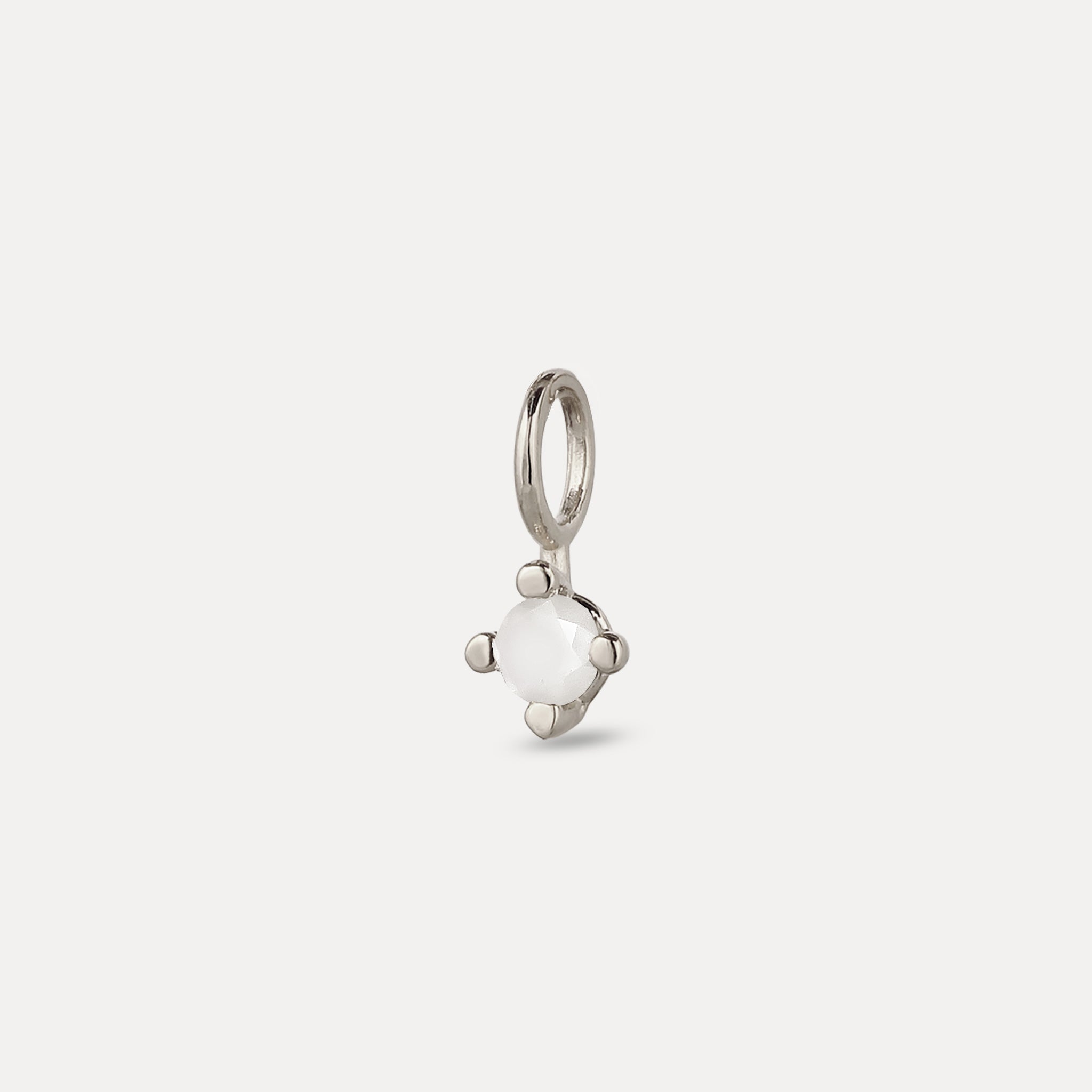 The Minimalist Birthstone Charm Pendant