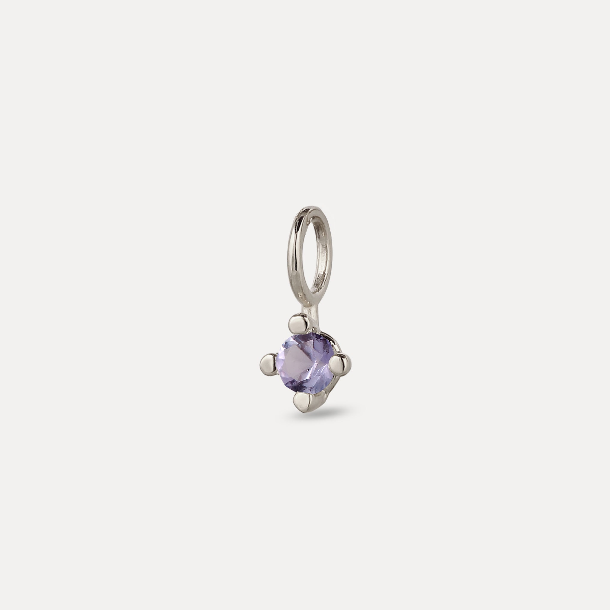 The Minimalist Birthstone Charm Pendant