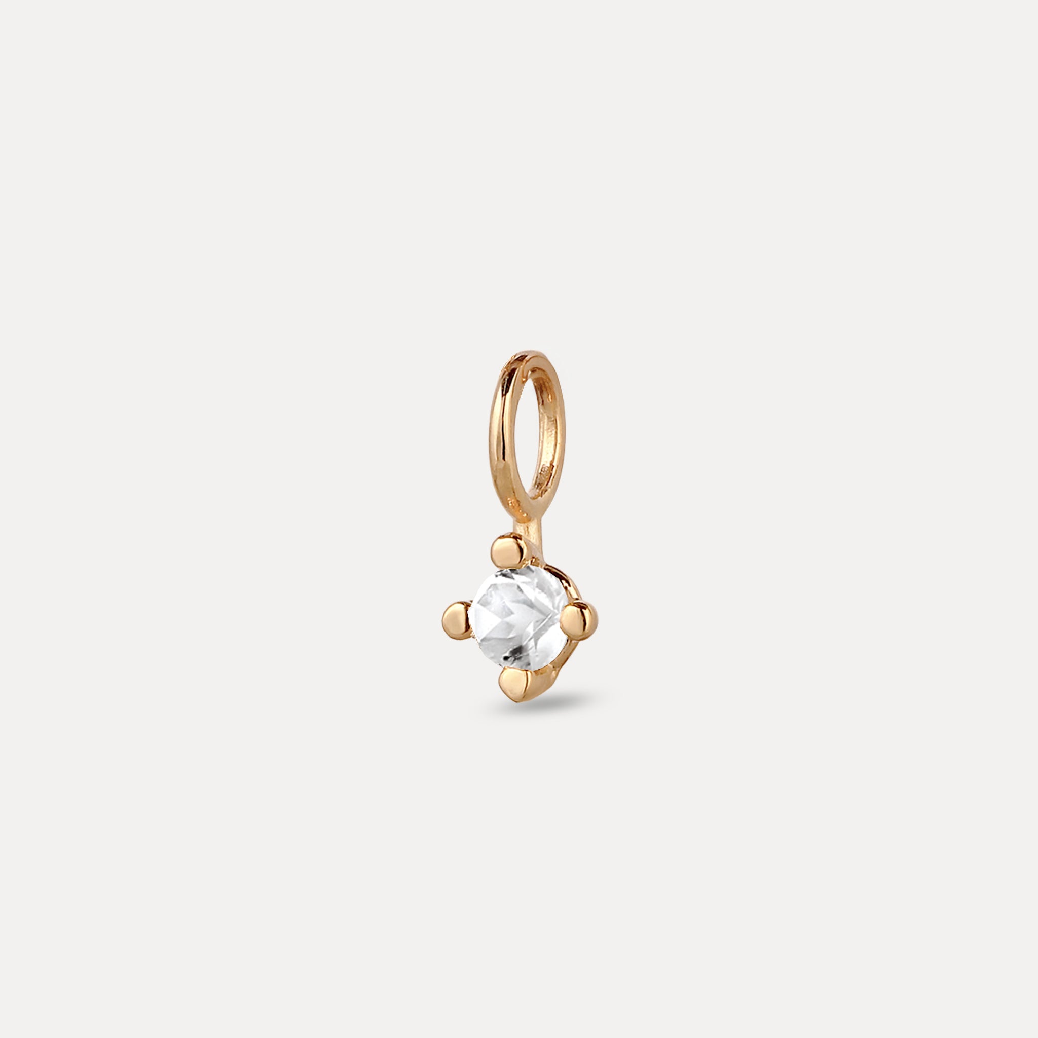 The Minimalist Birthstone Charm Pendant