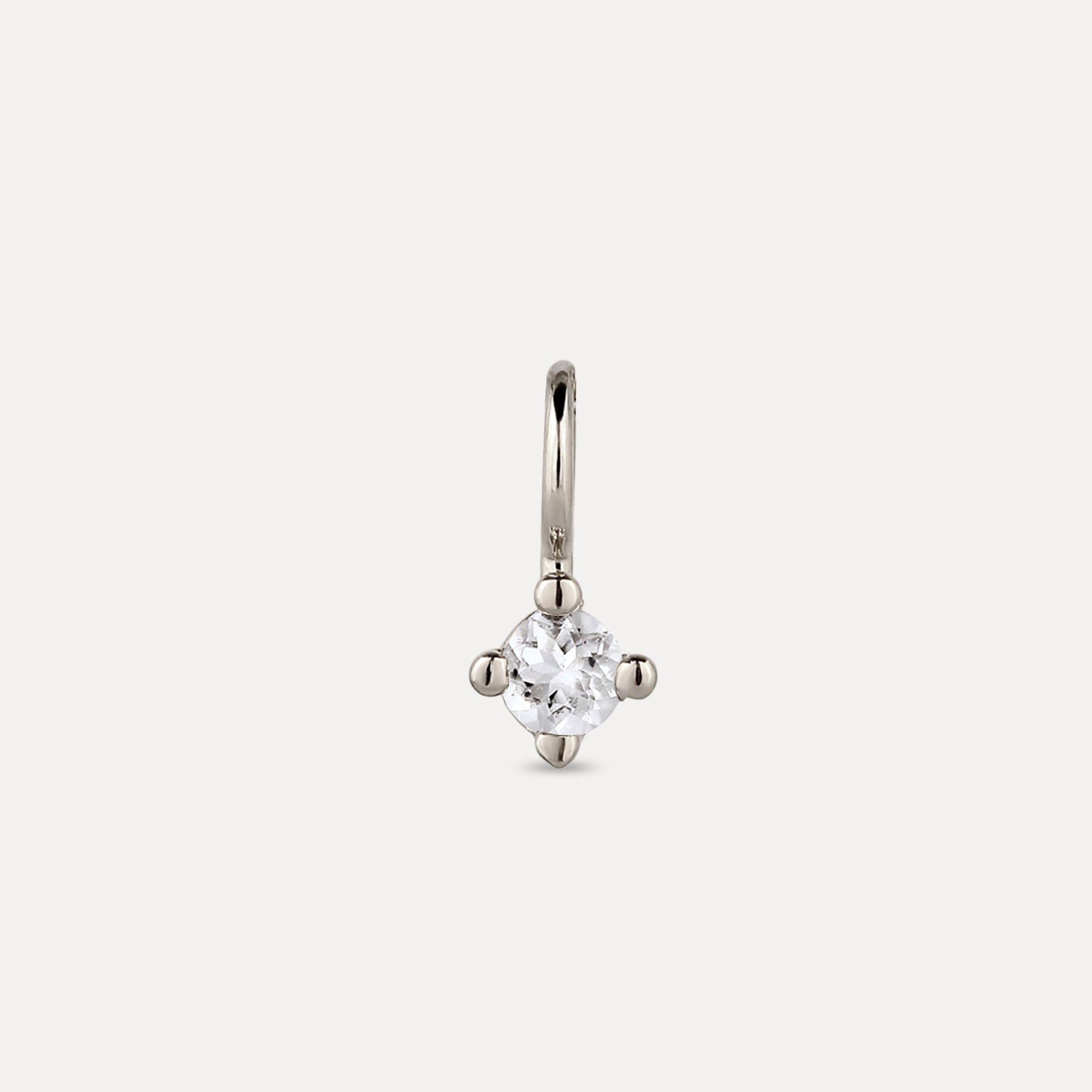 The Minimalist Birthstone Charm Pendant