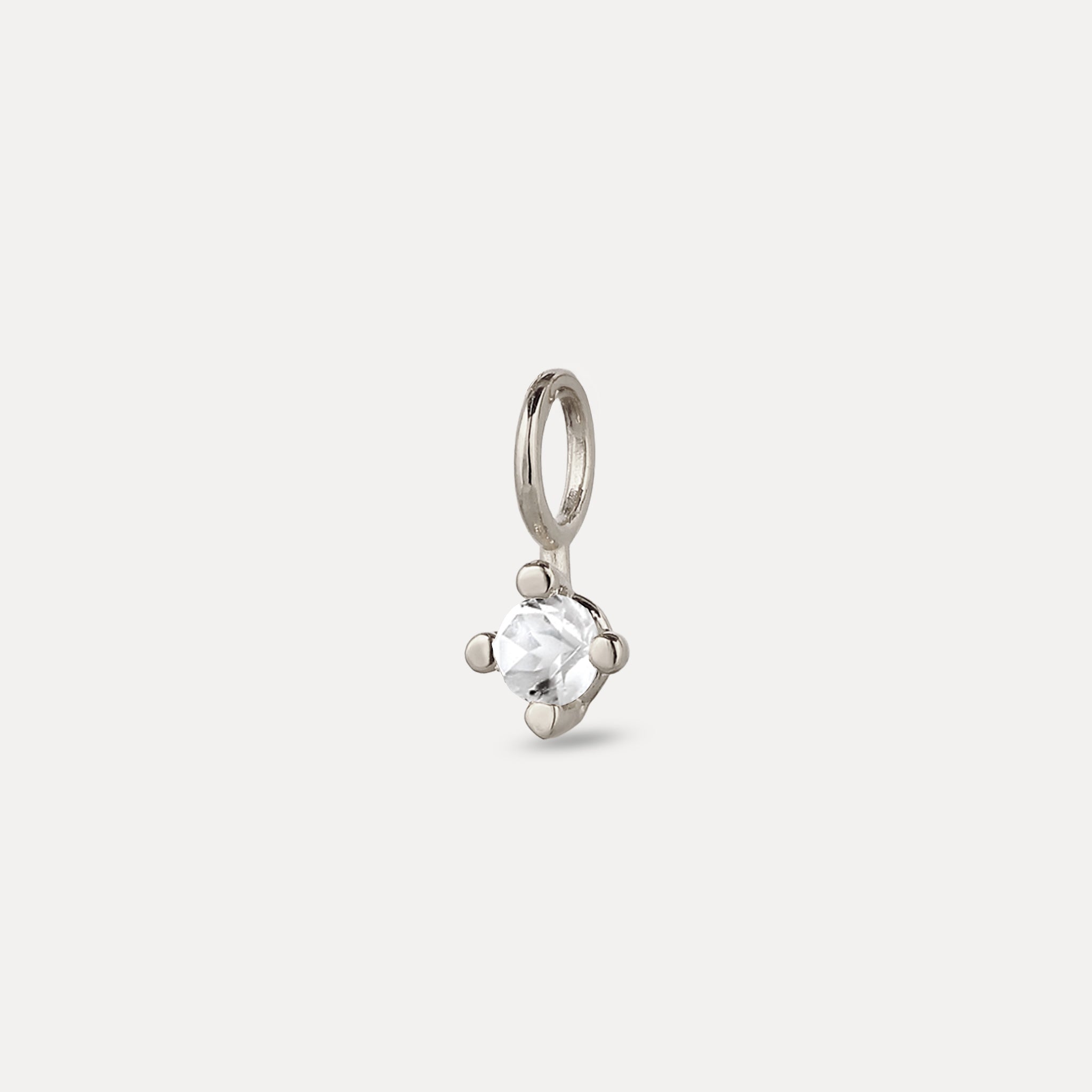 The Minimalist Birthstone Charm Pendant