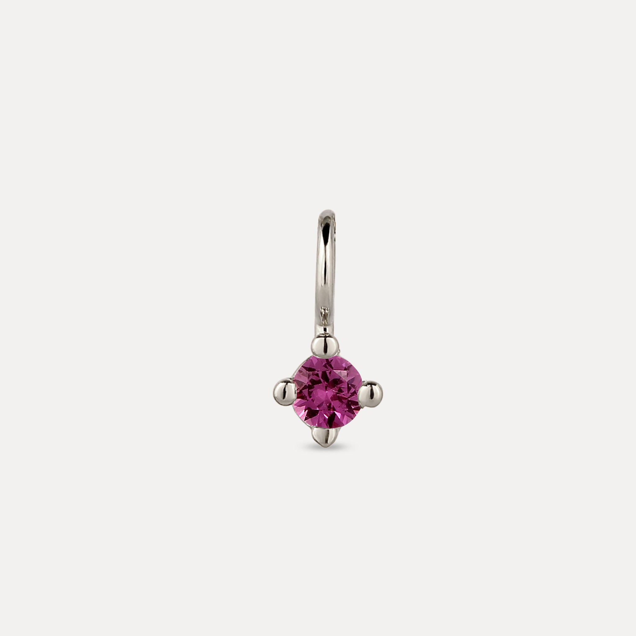 The Minimalist Birthstone Charm Pendant