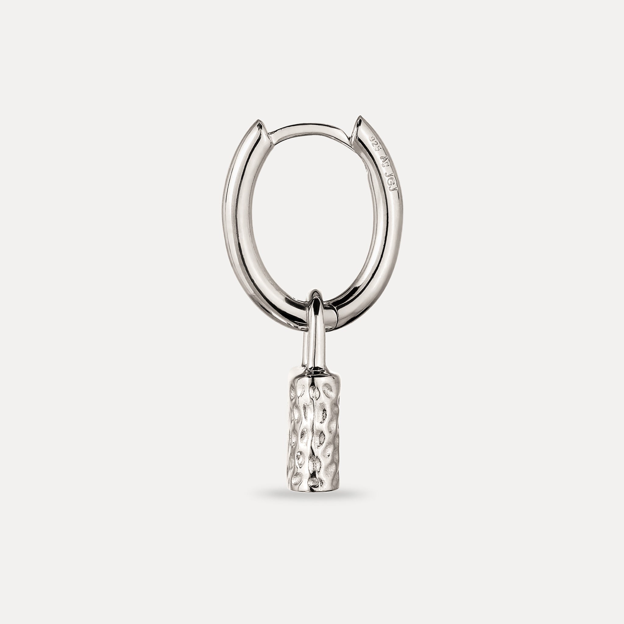 Padlock Hoop Earring