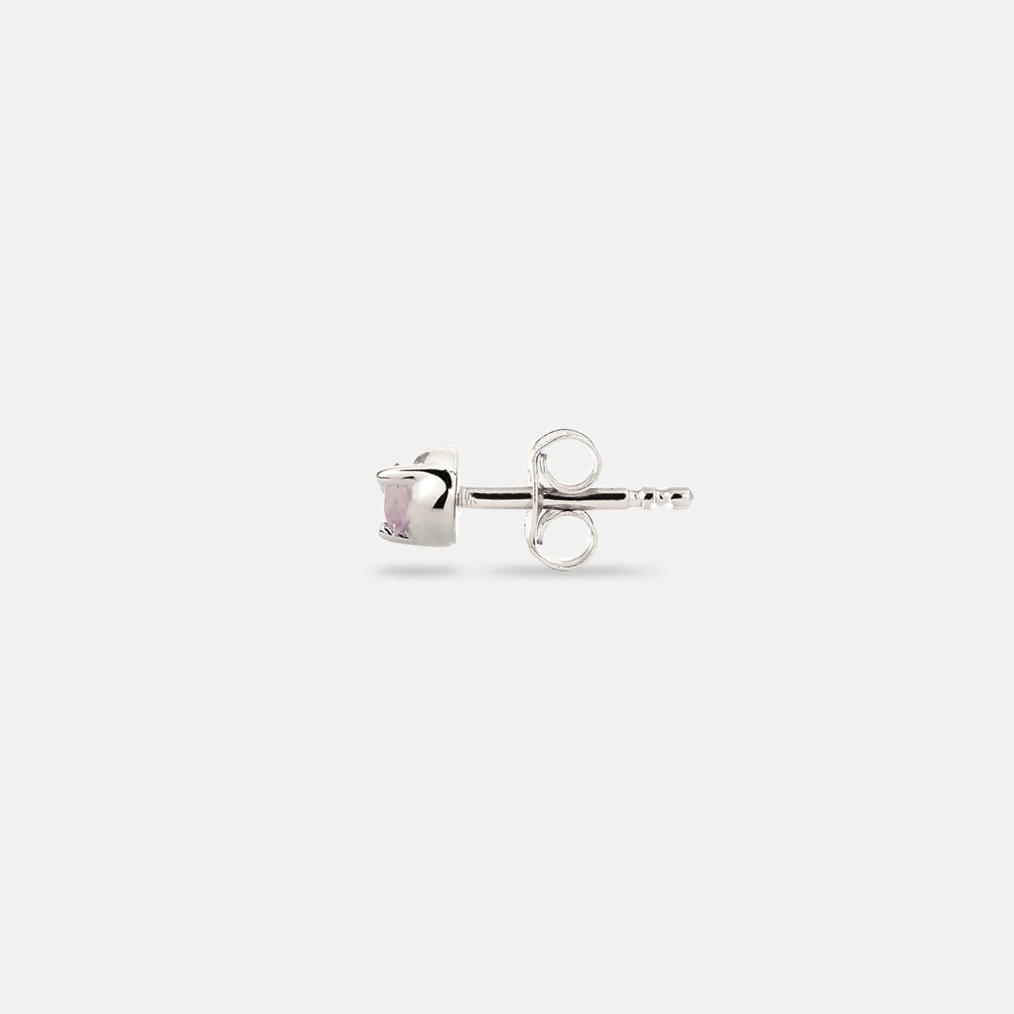 Mini Birthstone Stud Earring - Single