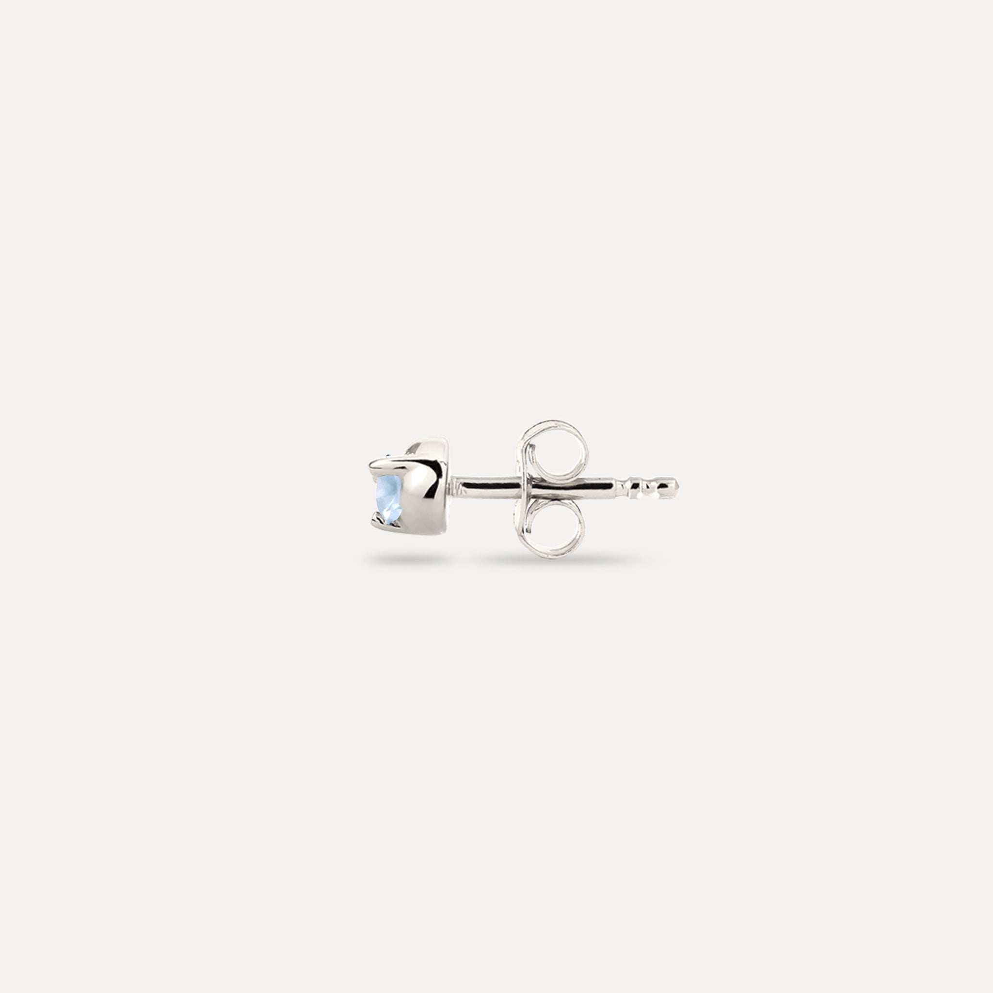 Mini Birthstone Stud Earring - Single