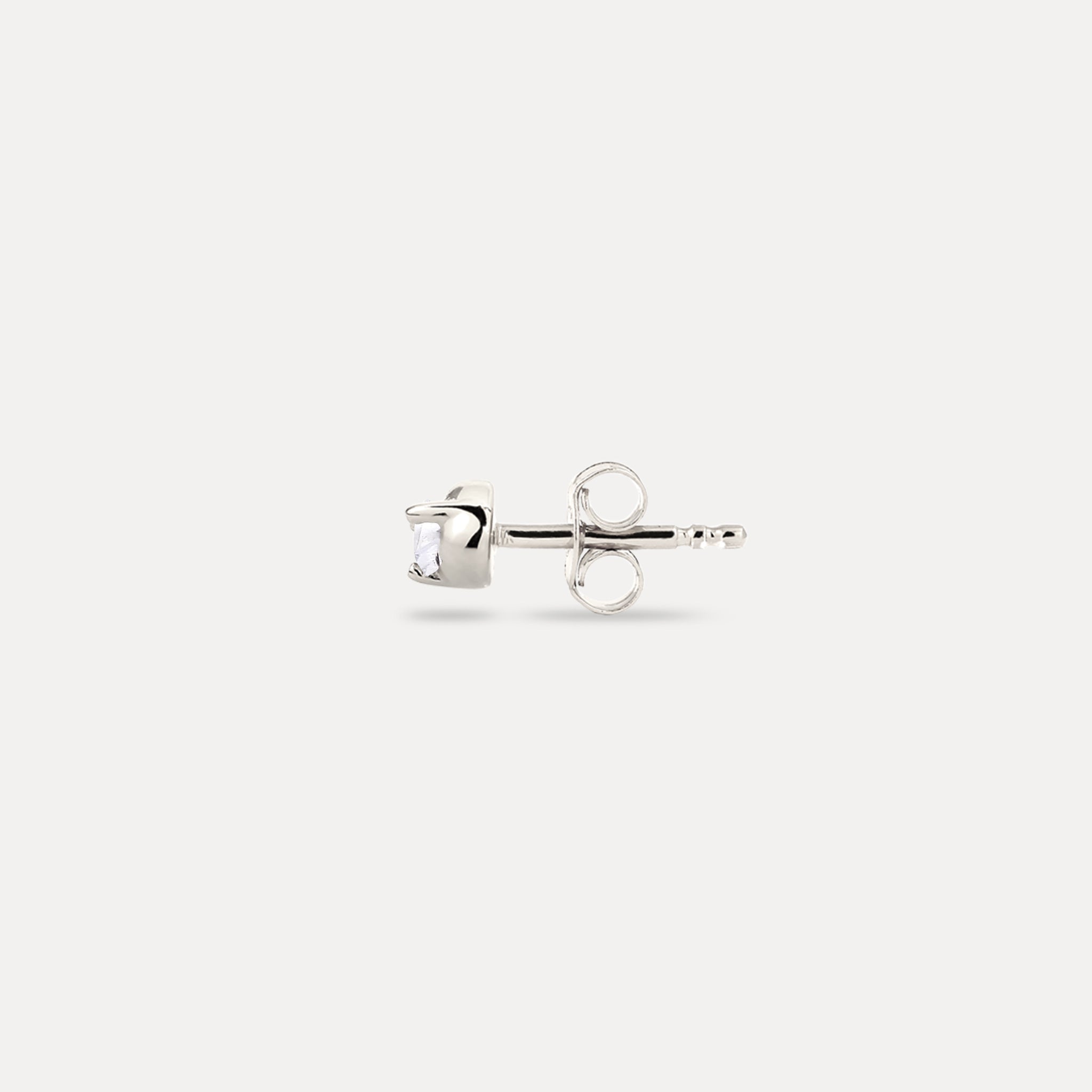 Mini Birthstone Stud Earring - Single