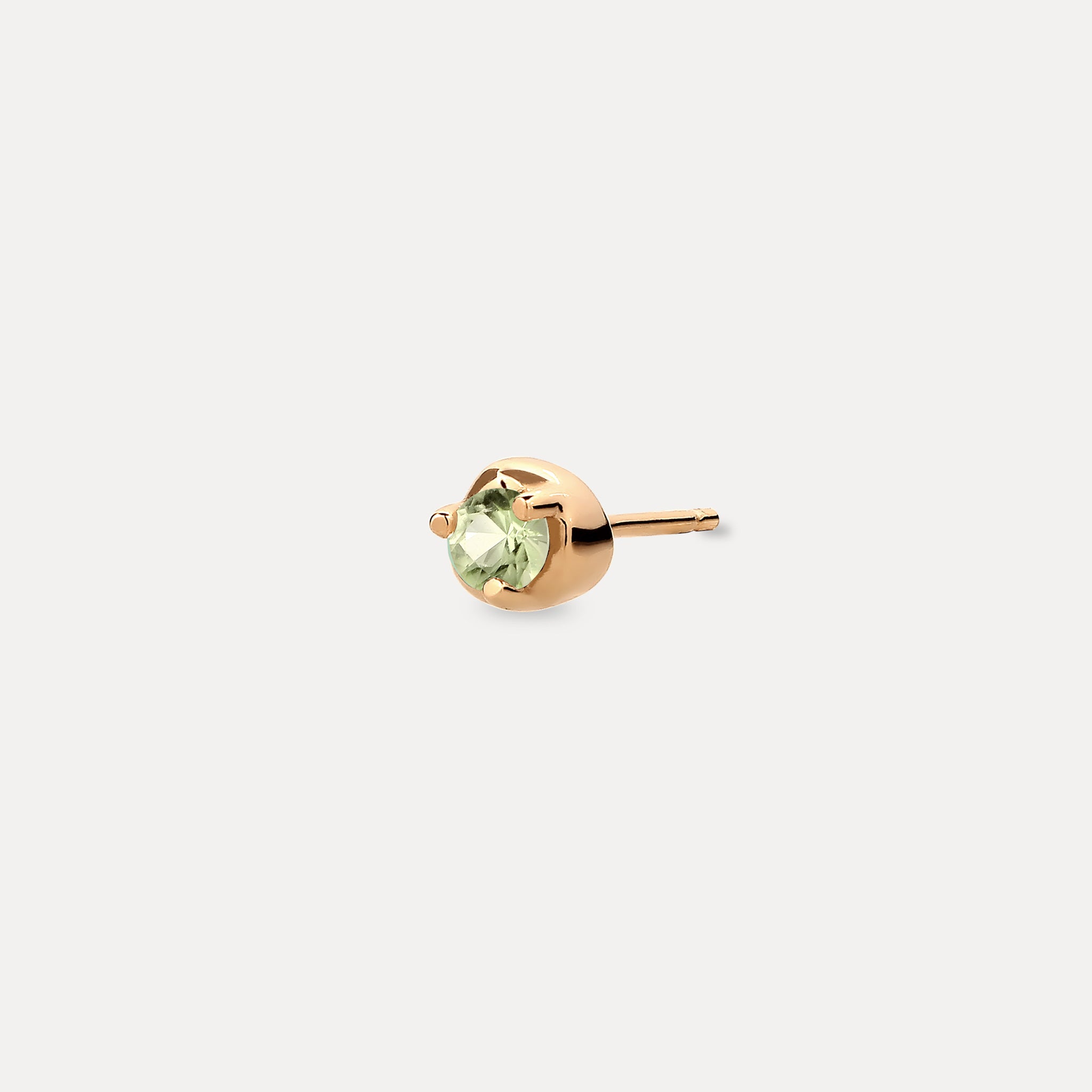Mini Birthstone Stud Earring - Single