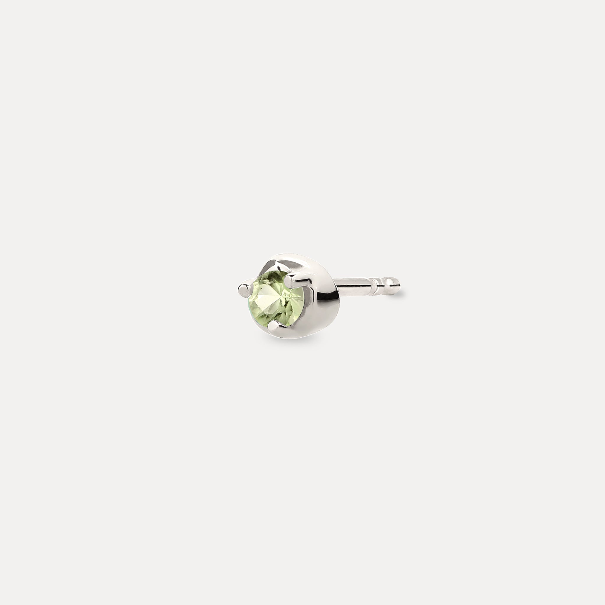 Mini Birthstone Stud Earring - Single