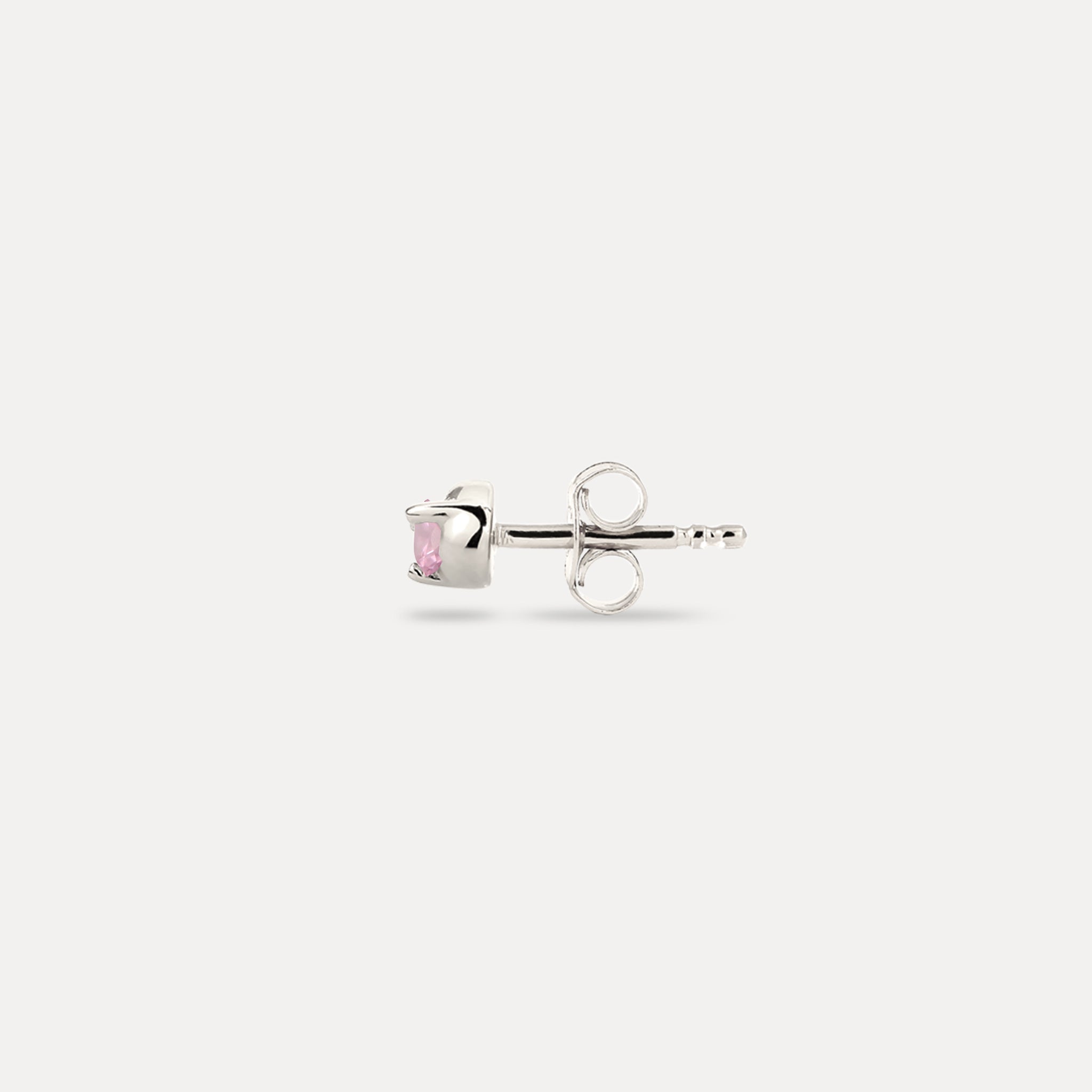 Mini Birthstone Stud Earring - Single