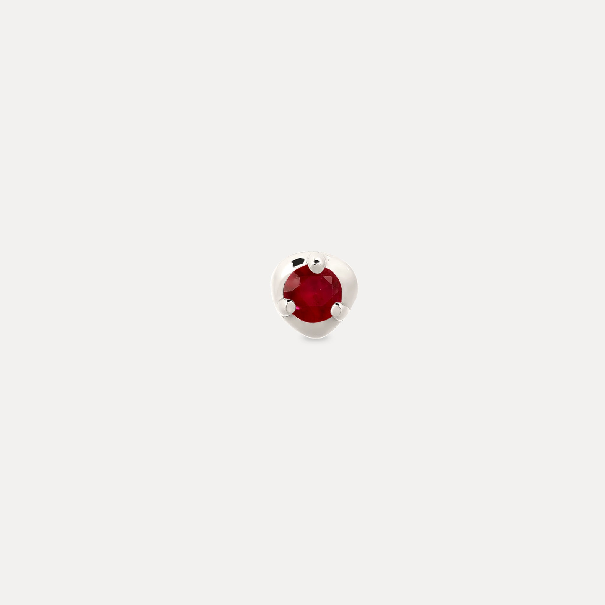 Mini Birthstone Stud Earring - Single