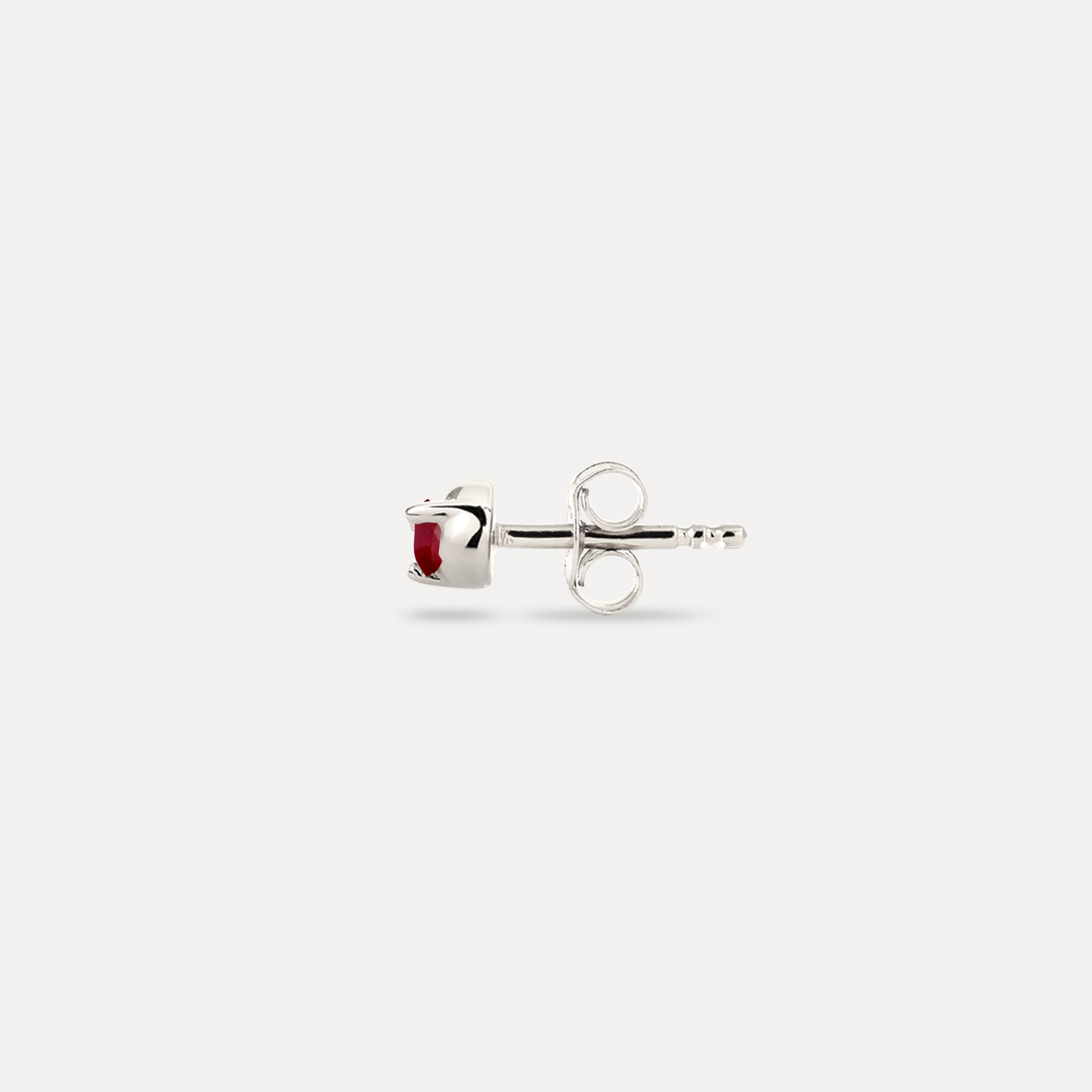 Mini Birthstone Stud Earring - Single