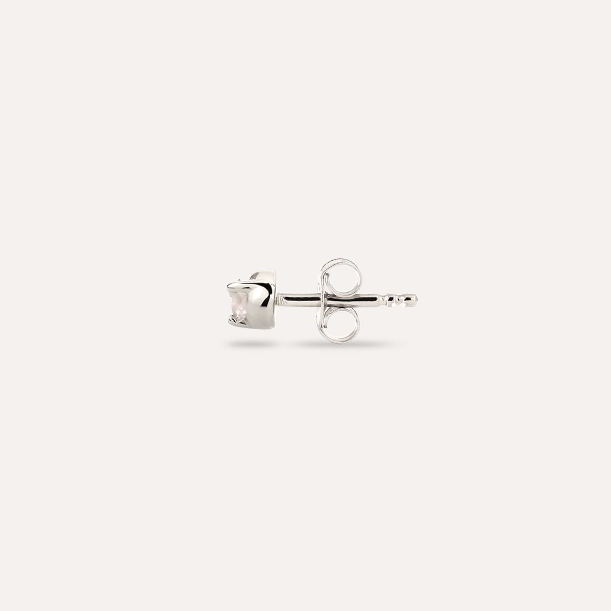 Mini Birthstone Stud Earring - Single