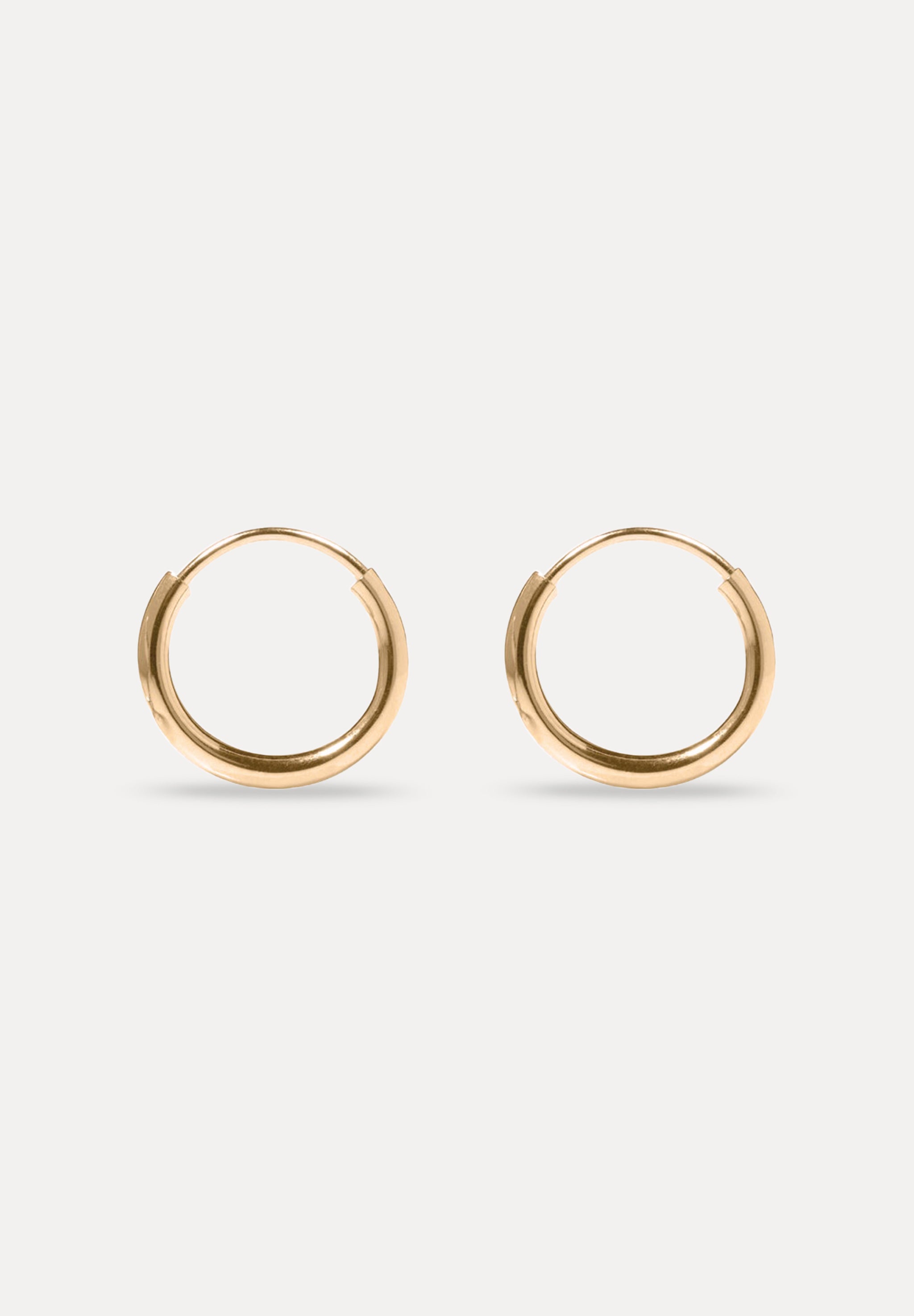Basic Hoop Earrings | 14k Gold