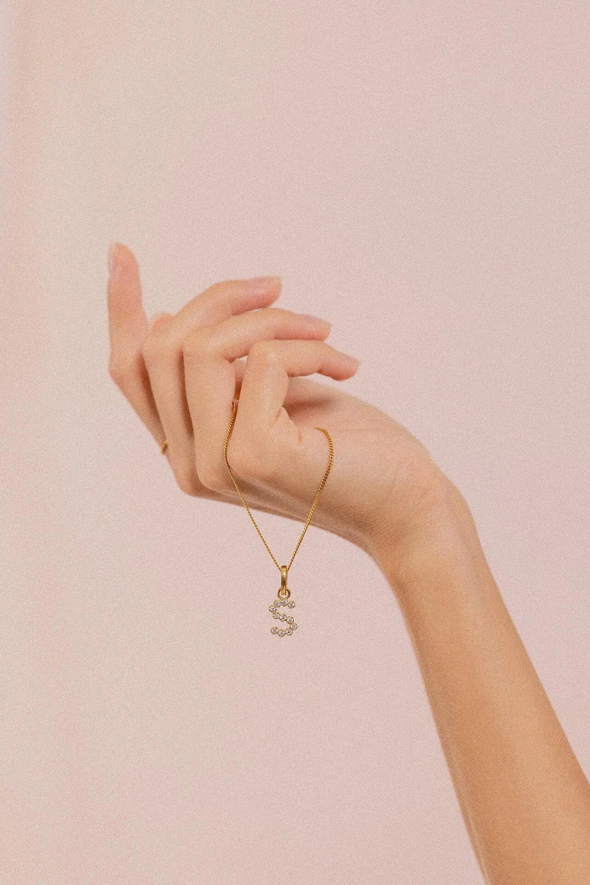 Stilnest Zirconia Initial Charms