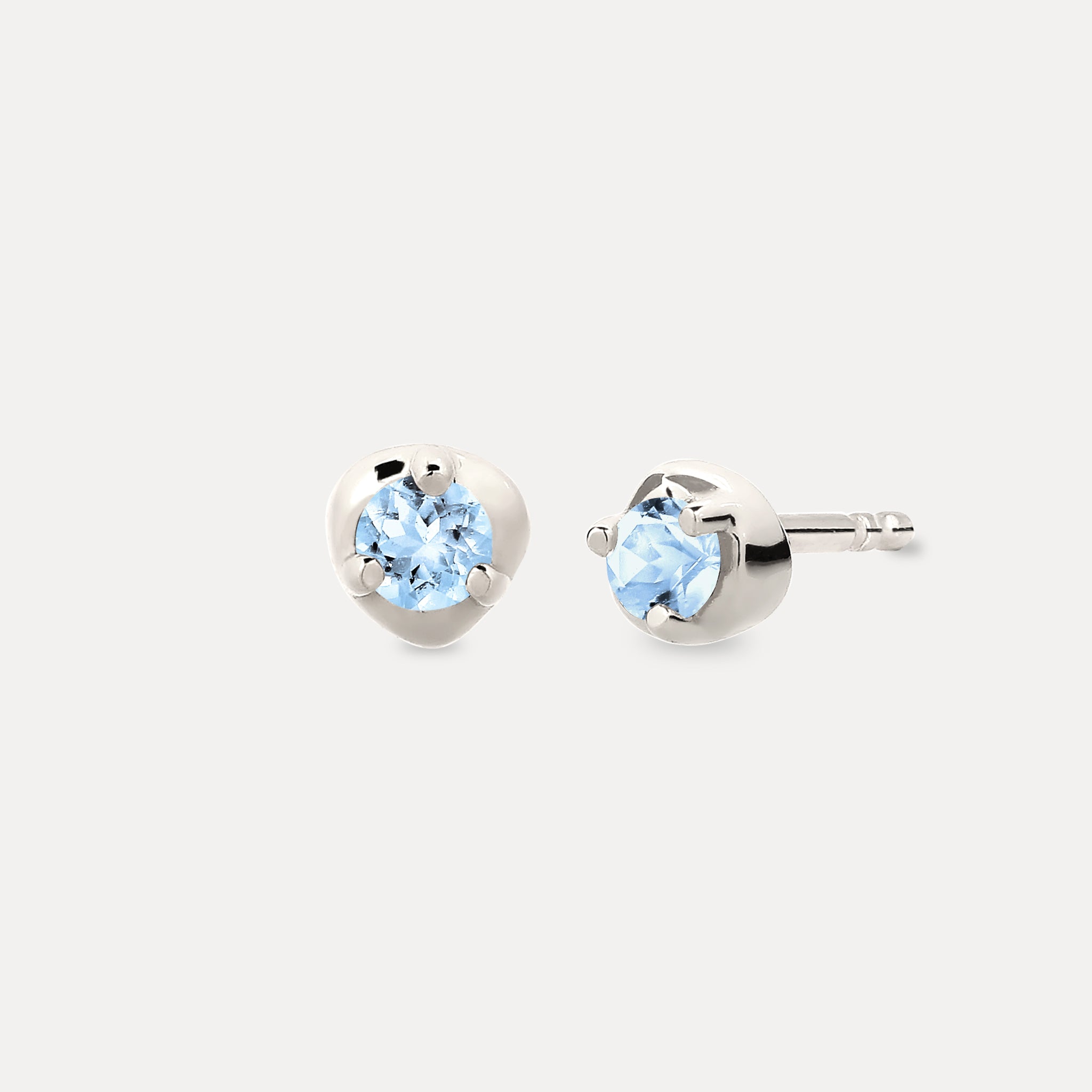 Mini Birthstone Stud Earrings