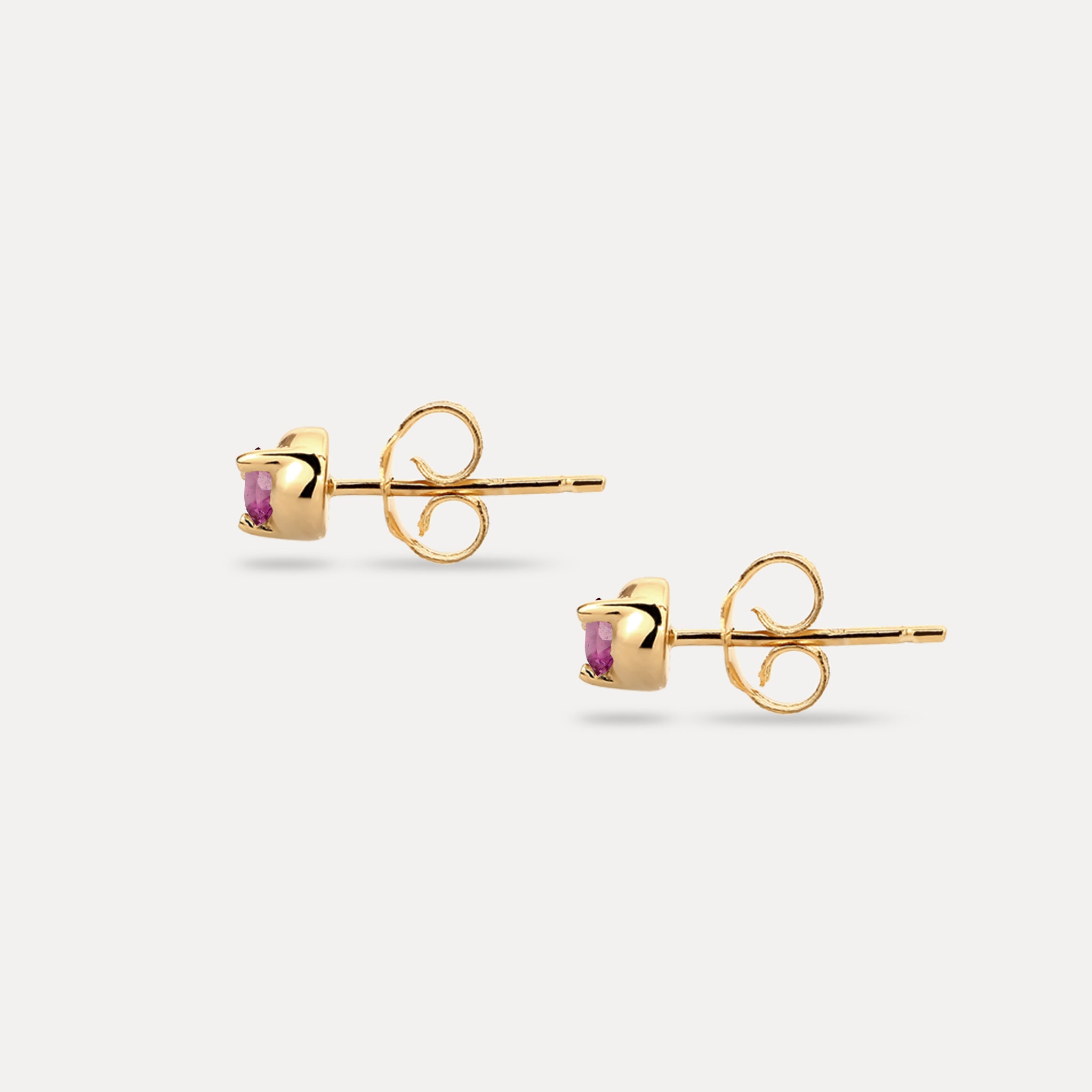 Mini Birthstone Stud Earrings