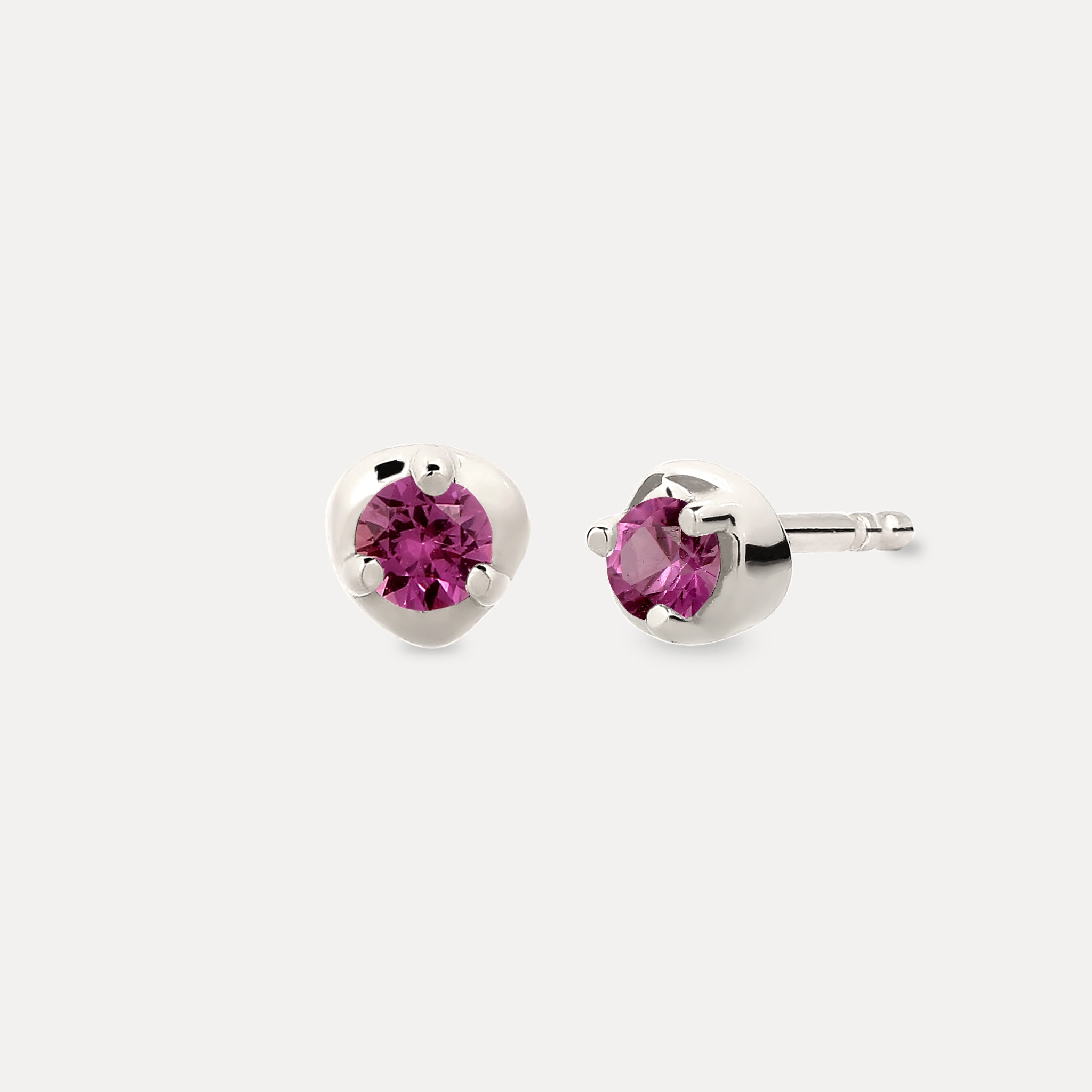 Mini Birthstone Stud Earrings