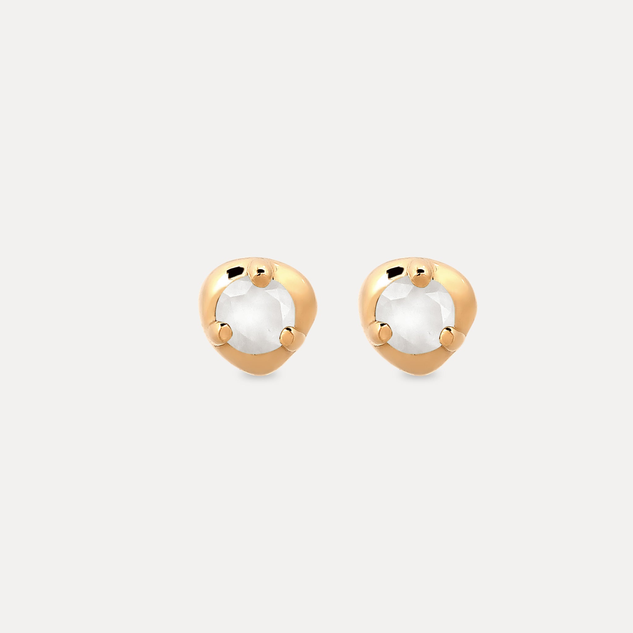 Mini Birthstone Stud Earrings