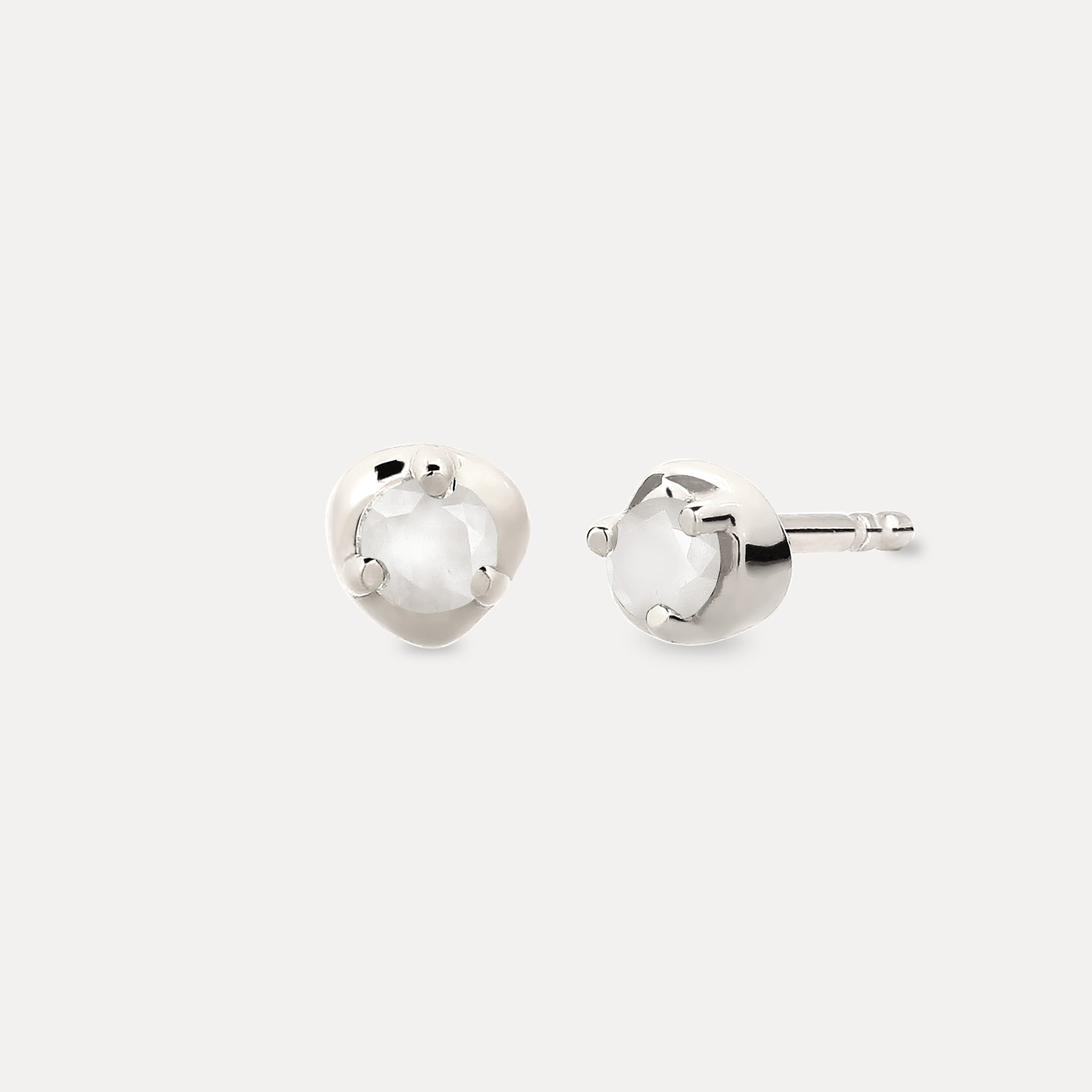 Mini Birthstone Stud Earrings