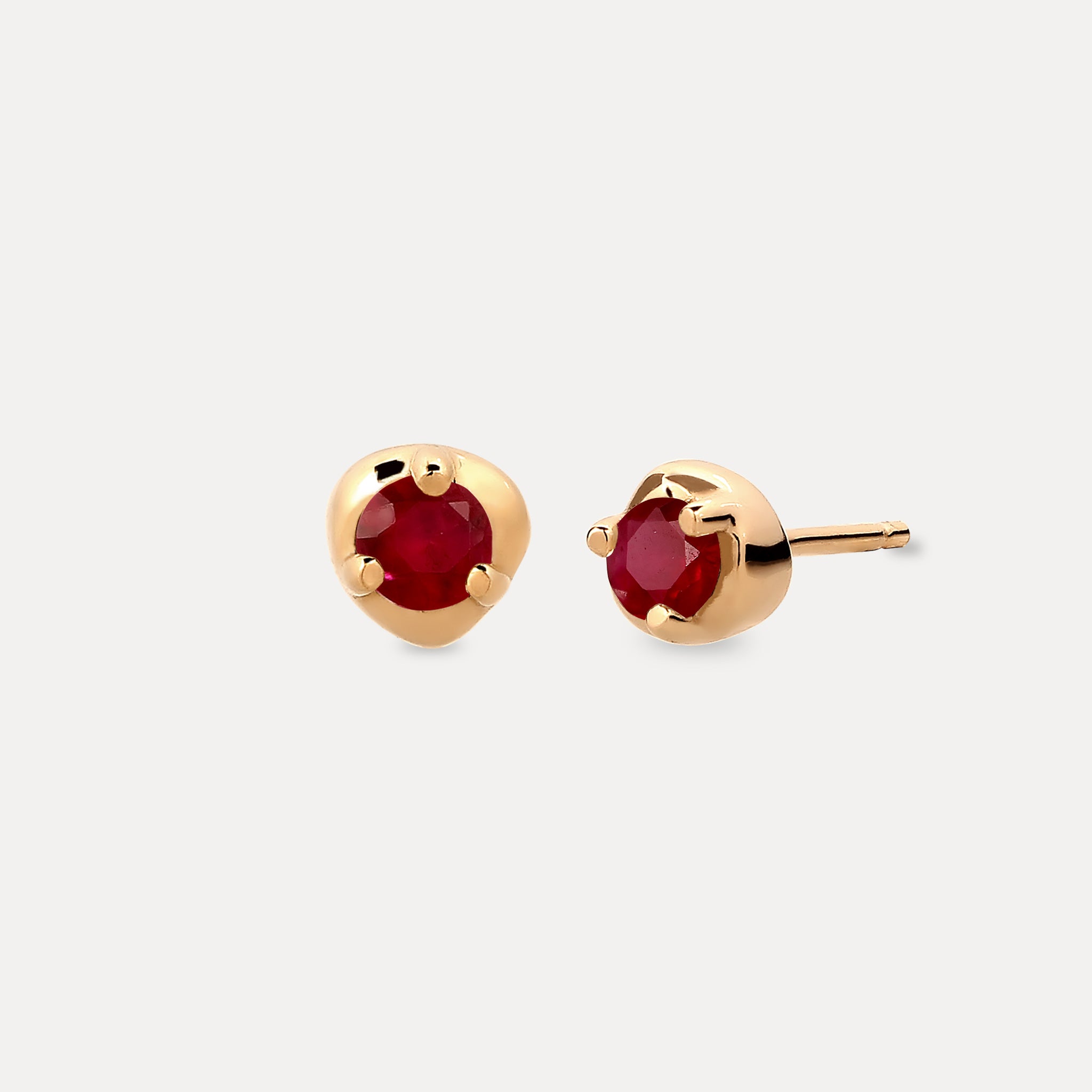 Mini Birthstone Stud Earrings