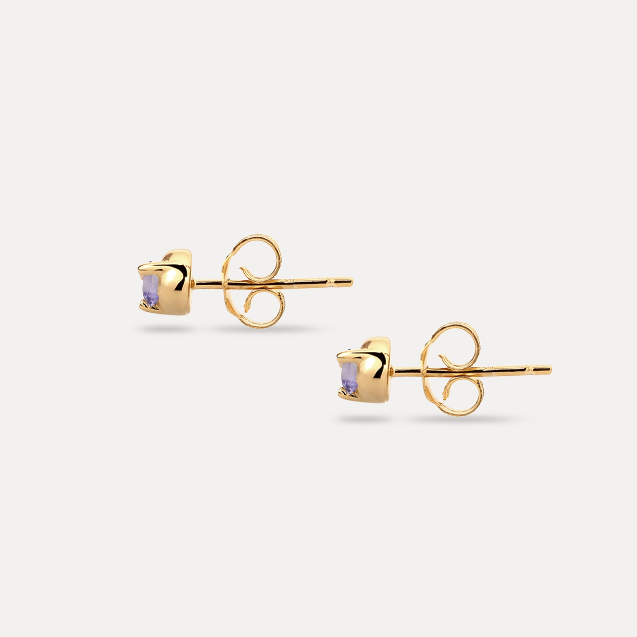 Mini Birthstone Stud Earrings