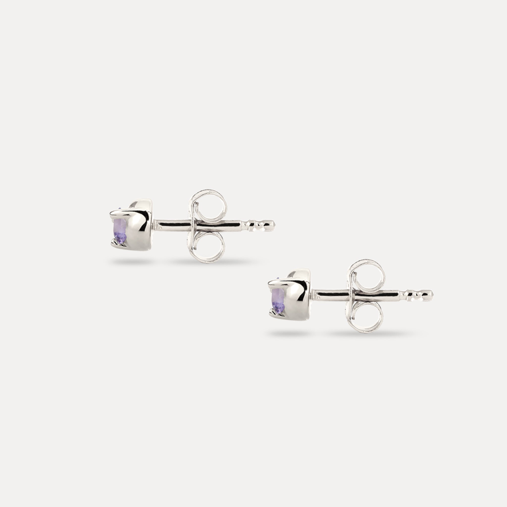 Mini Birthstone Stud Earrings