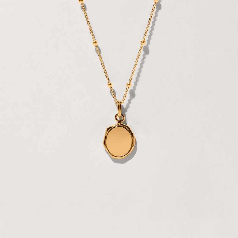 Engravable Seal Necklace