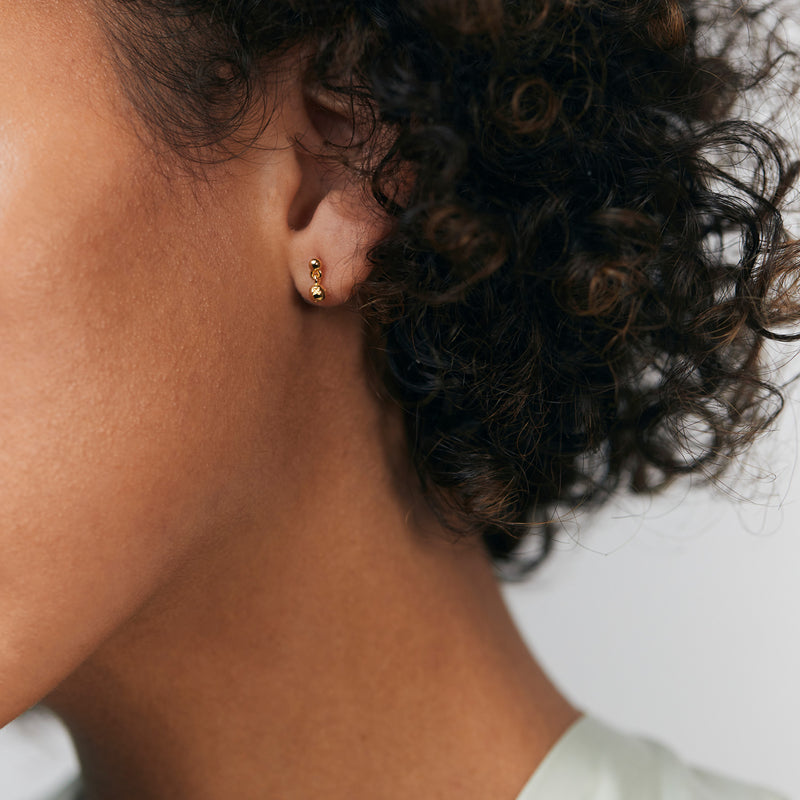 Babe Drop Earrings 14k Solid Gold