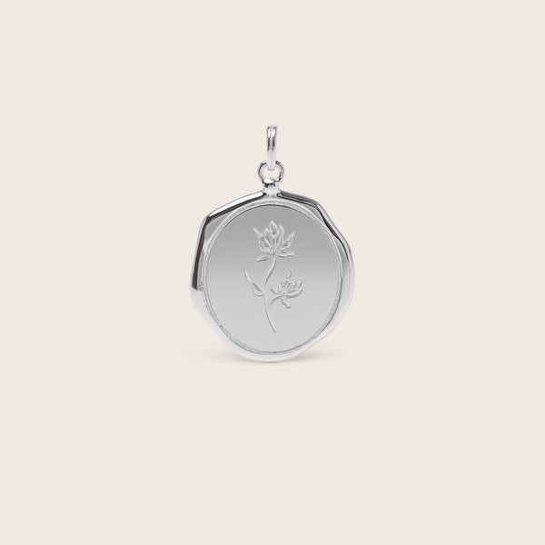 Floral Large Seal Pendant