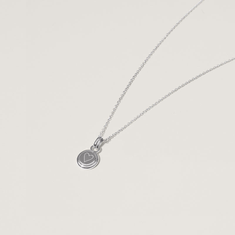 Engravable Emblem Necklace