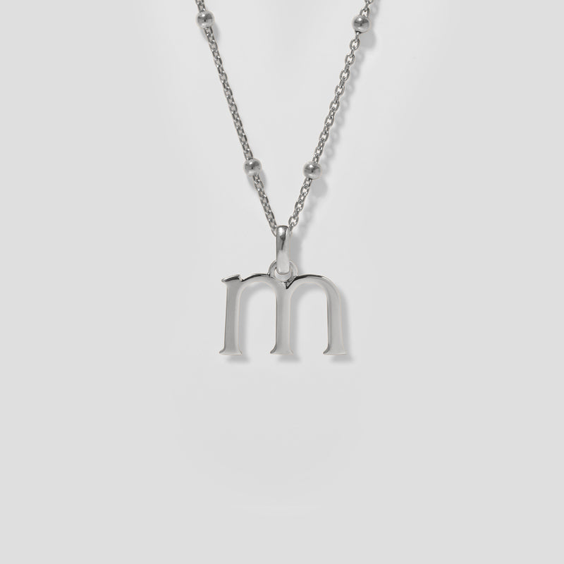 Initial Necklace Satellite Chain